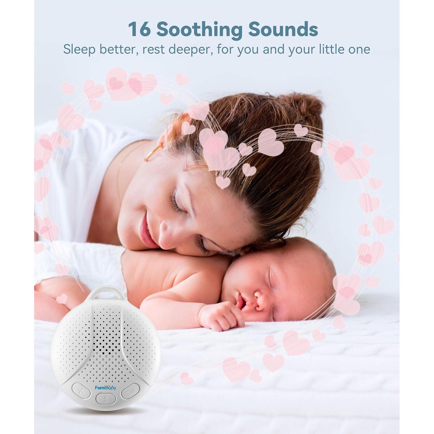 Máquina de Sonido Portátil FamiBaby HUSH GO 16 Sonidos