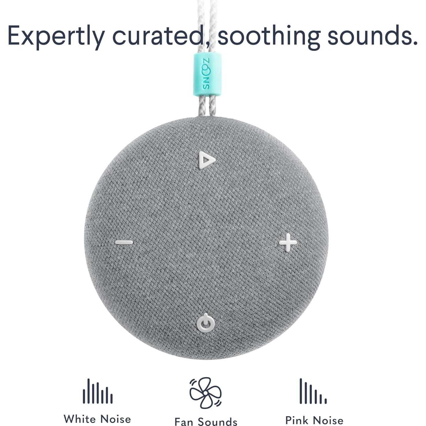 Máquina de Sonido Portátil SNOOZ Go Carbón 6 Sonidos