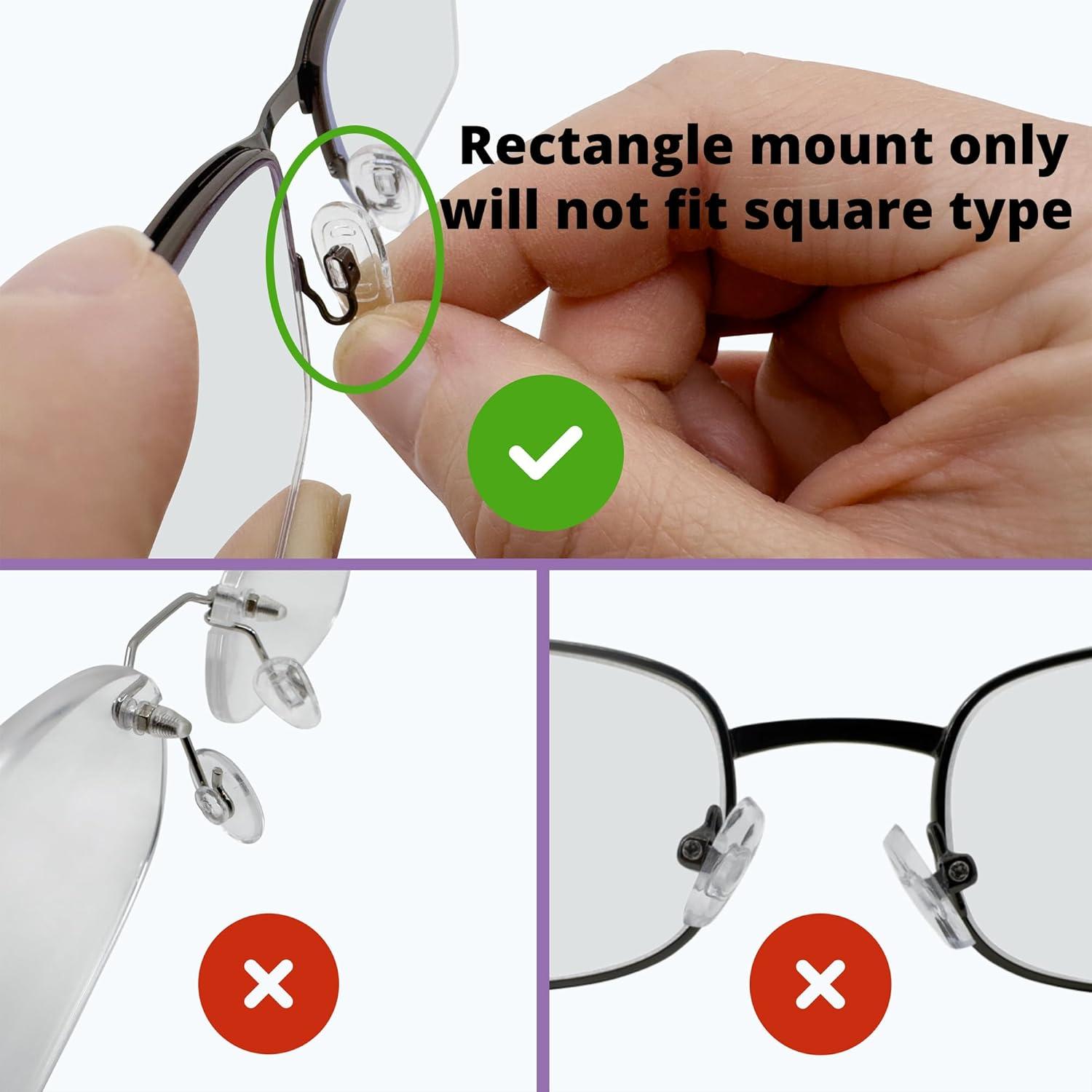 Almohadillas de Silicona GMS Óptico 11mm para Gafas - 5 Pares