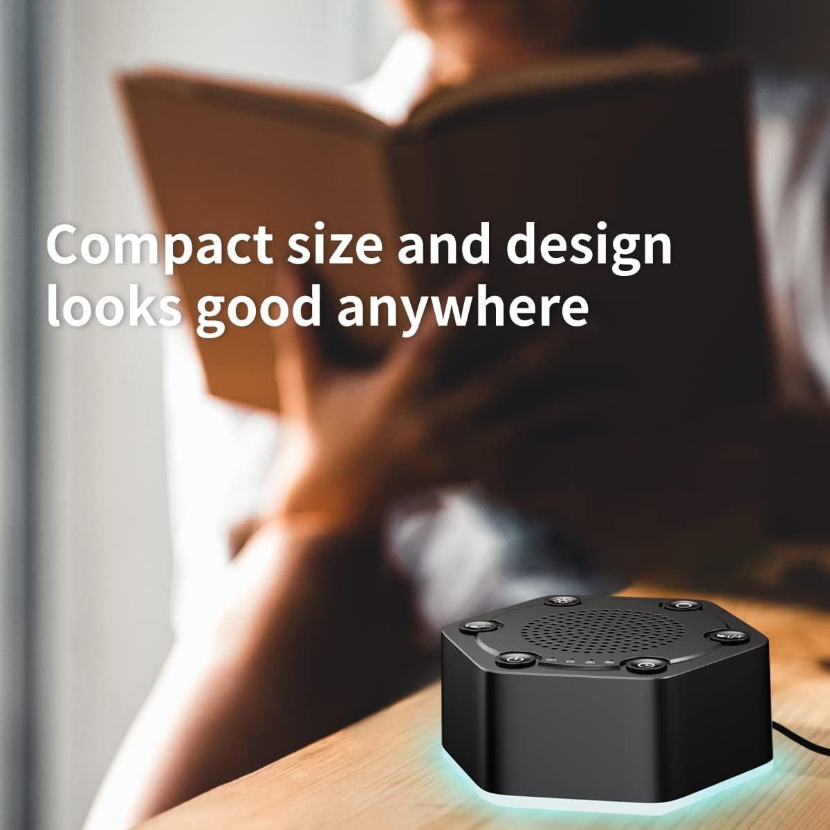 Máquina de Sonido Blanco WowSleep WWN-UB1 30 Sonidos 12 Luces