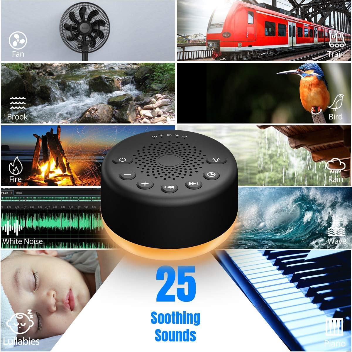 Máquina de Sonido Easysleep i-1 con 25 Sonidos y Luces