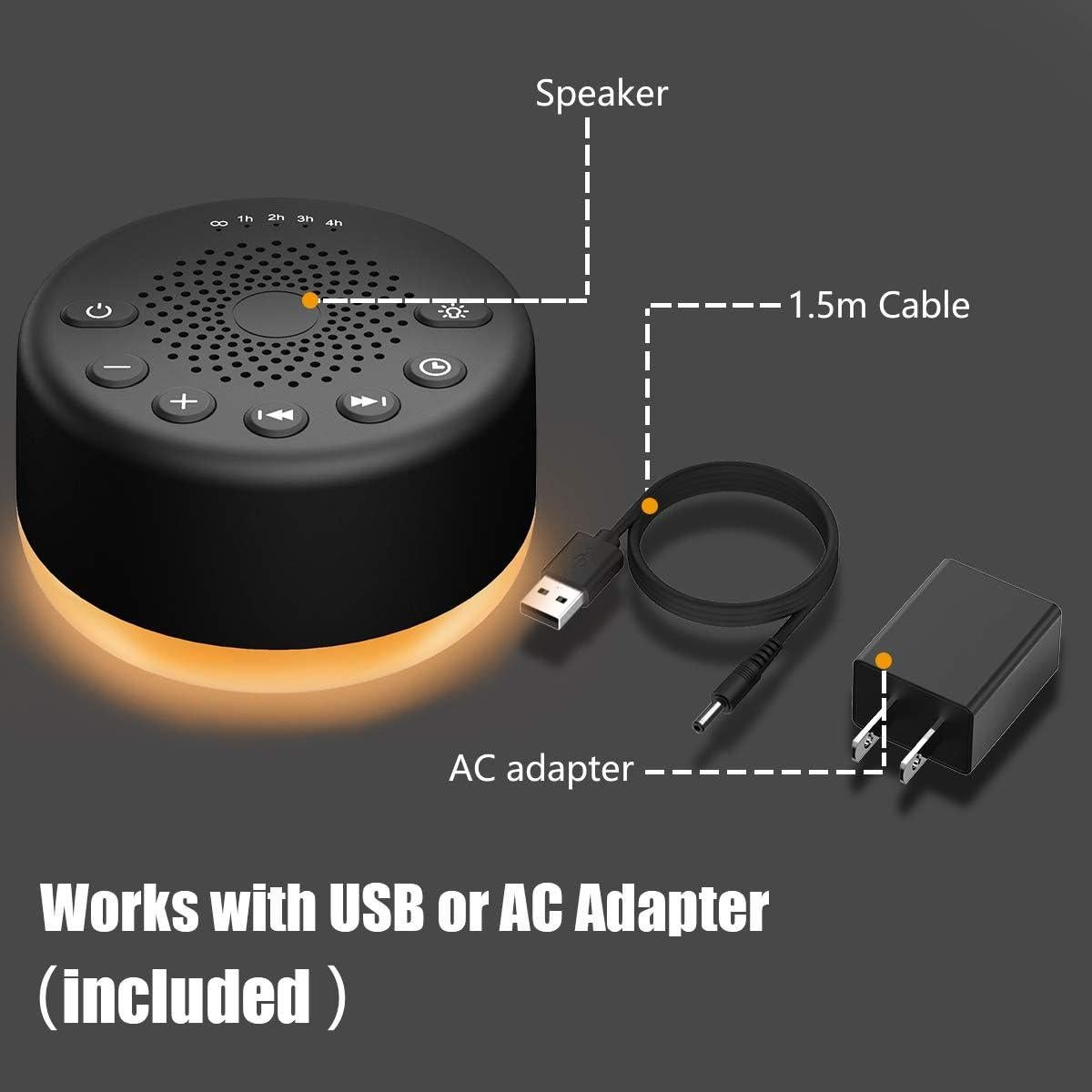 Máquina de Sonido Easysleep i-1 con 25 Sonidos y Luces