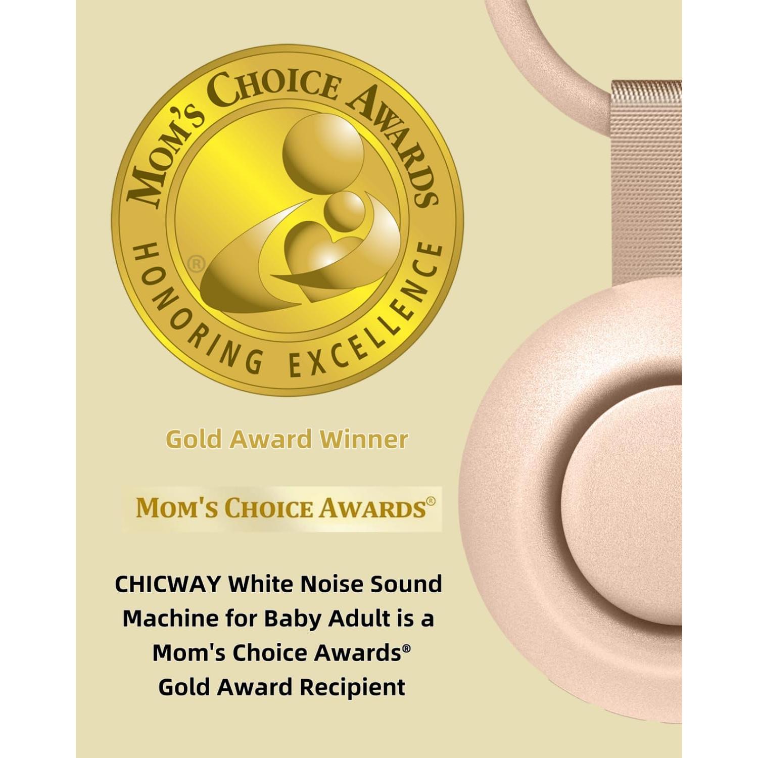 Máquina de Sonido Portátil CHICWAY Rosa 18 Sonidos Relax