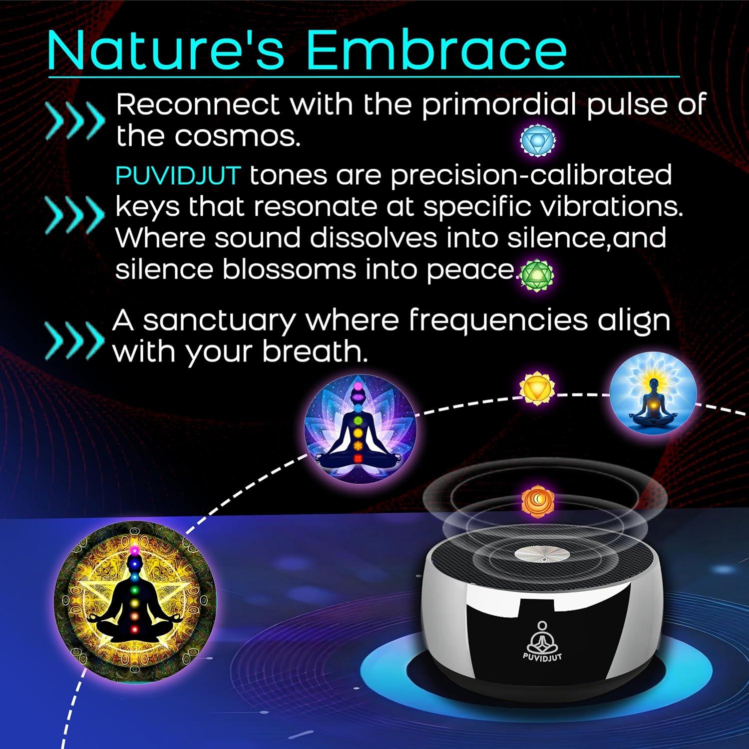 Máquina de Sonido PUVIDJUT para Meditación y Relajación