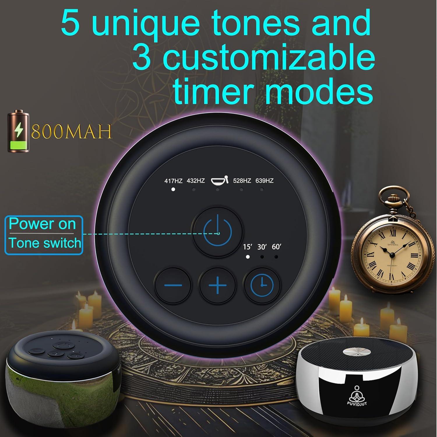 Máquina de Sonido PUVIDJUT para Meditación y Relajación