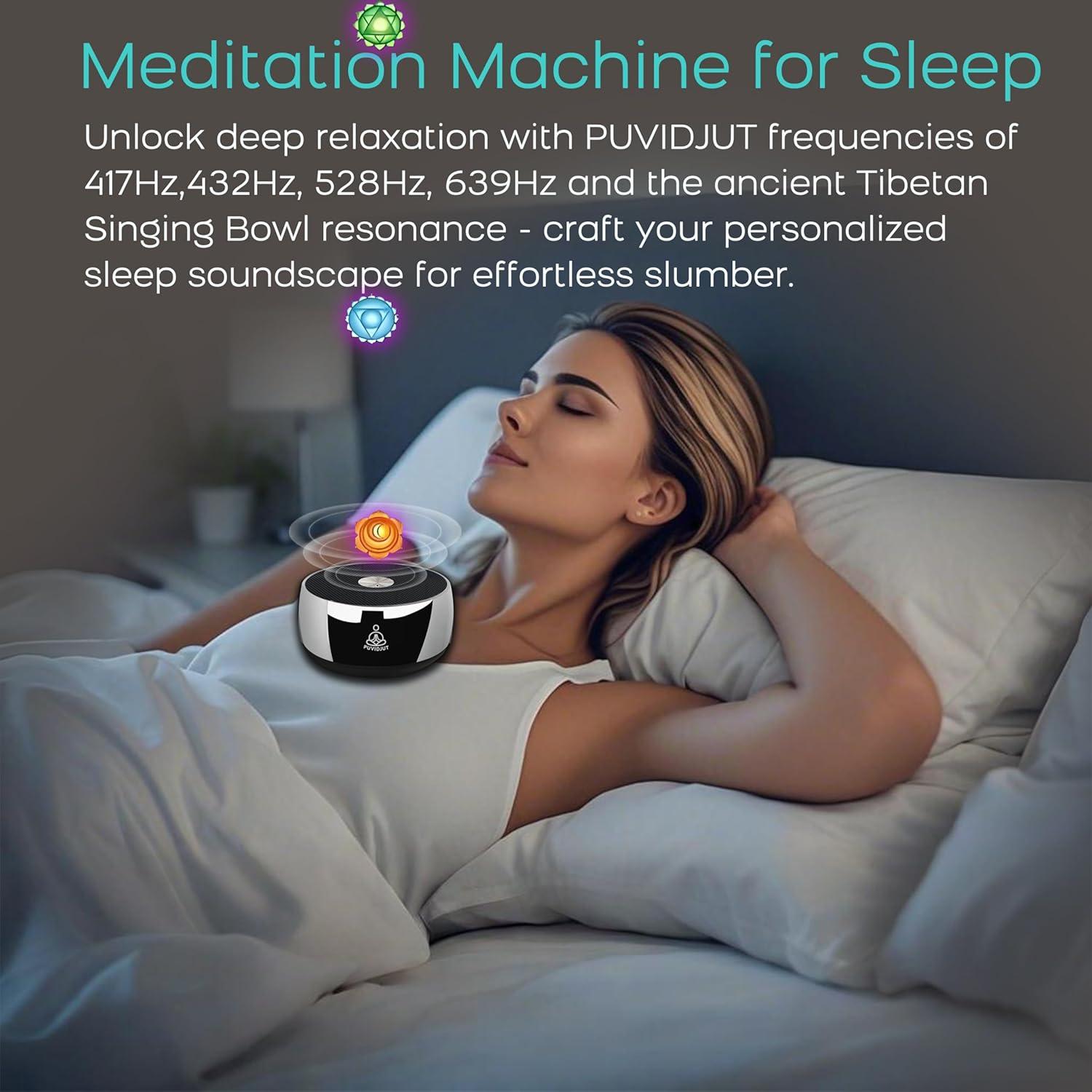 Máquina de Sonido PUVIDJUT para Meditación y Relajación