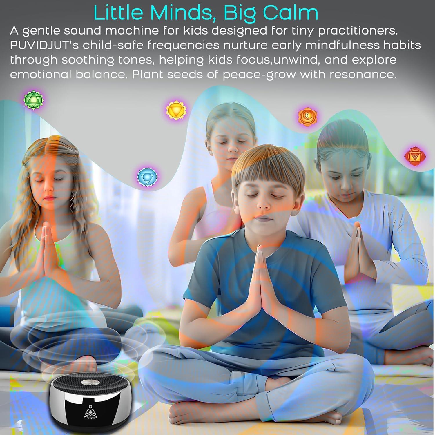 Máquina de Sonido PUVIDJUT para Meditación y Relajación