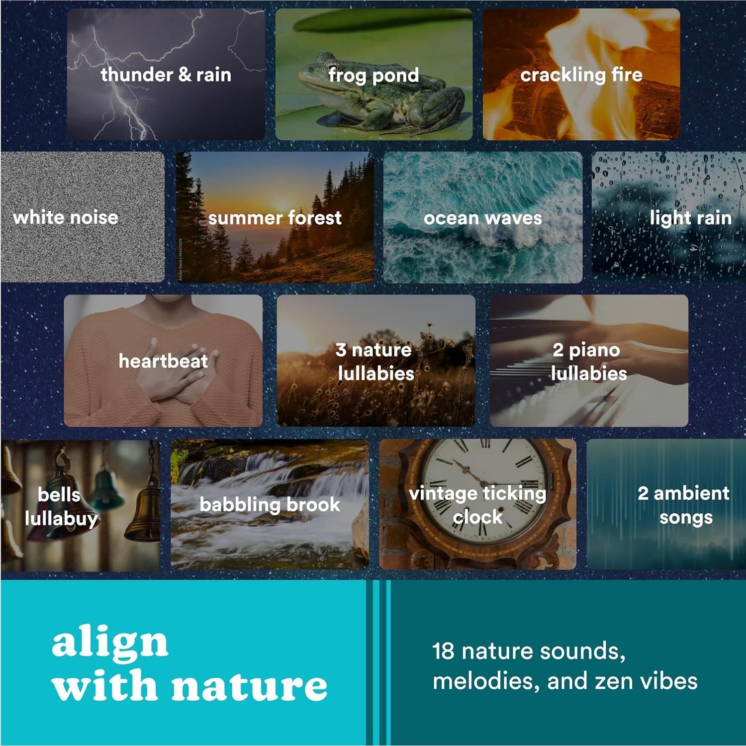 Máquina de Sonido Homedics SS-6200 con Reloj Despertador y Bluetooth