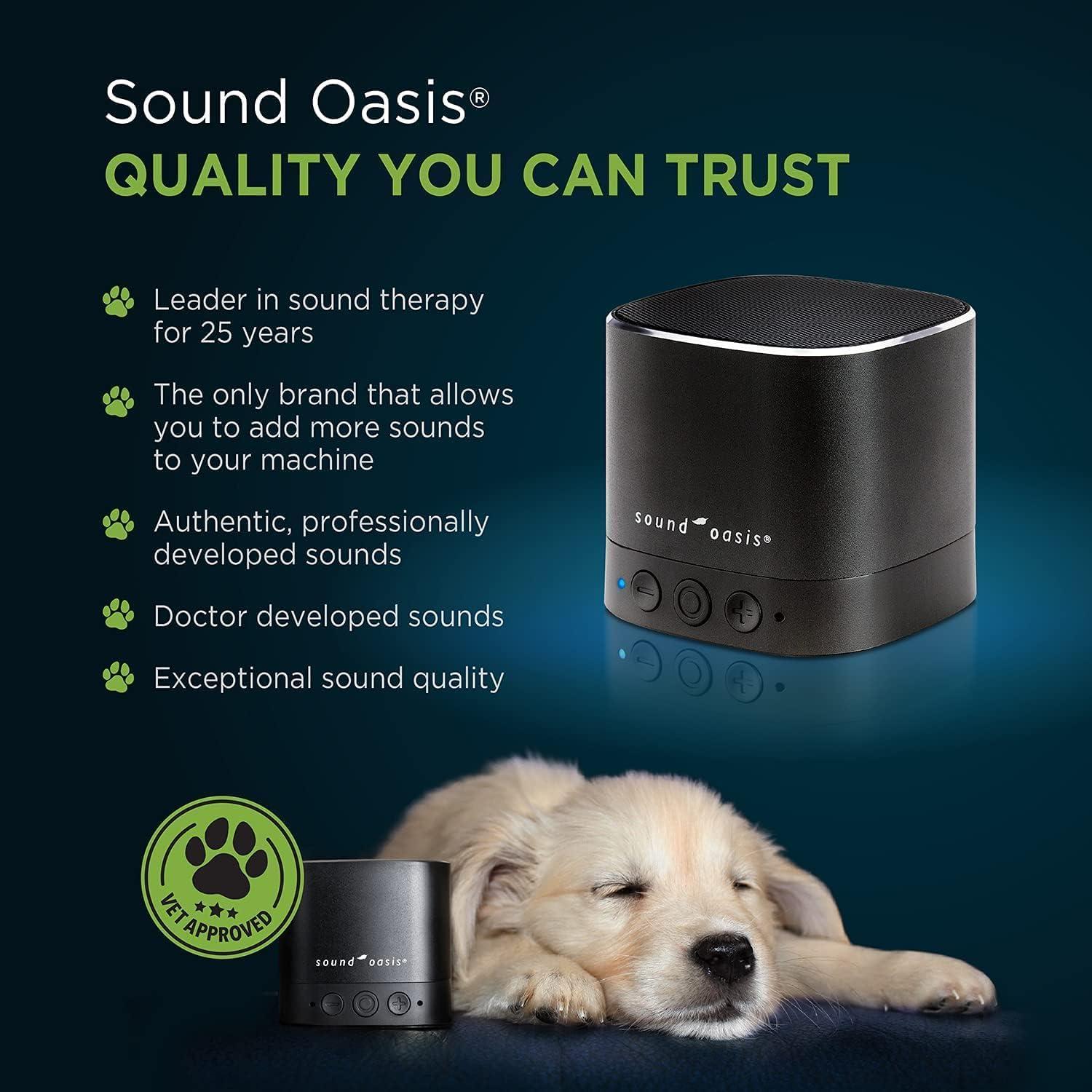 Máquina de Sonido para Mascotas Sound Oasis BST-80-20P, 20 Sonidos Calmantes