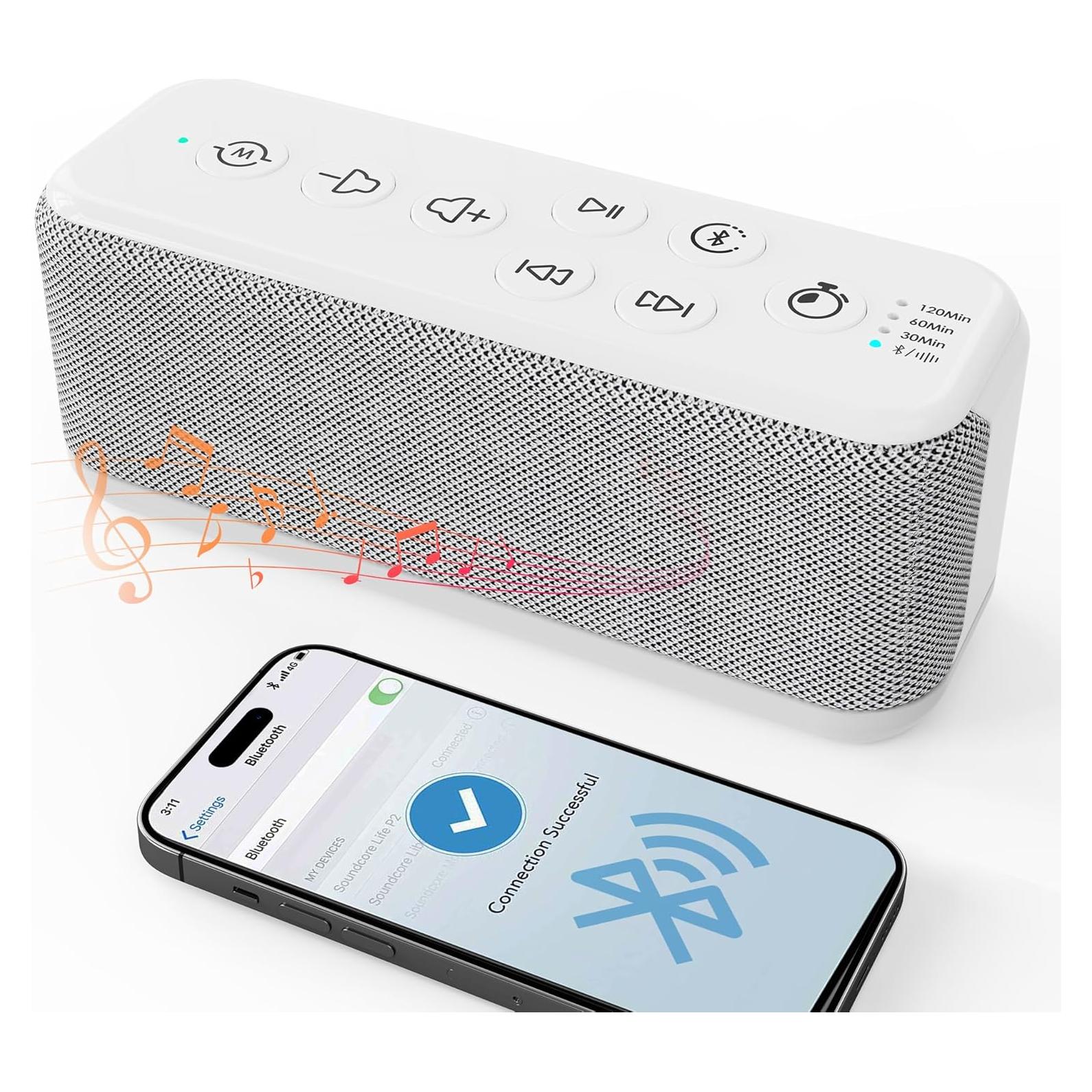 Máquina de Sonido Bluetooth Wismco CR1016L 15 Sonidos 40H