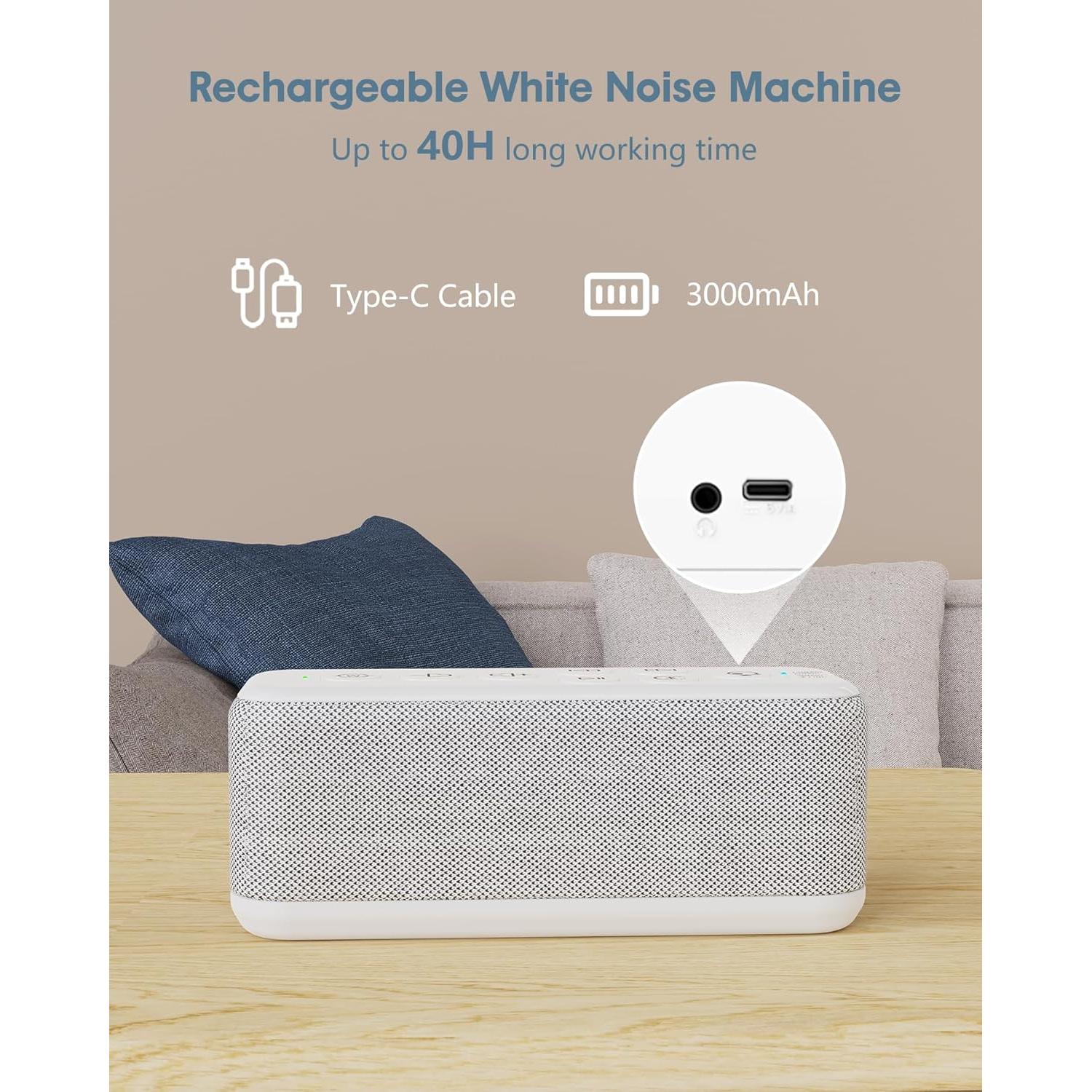 Máquina de Sonido Bluetooth Wismco CR1016L 15 Sonidos 40H