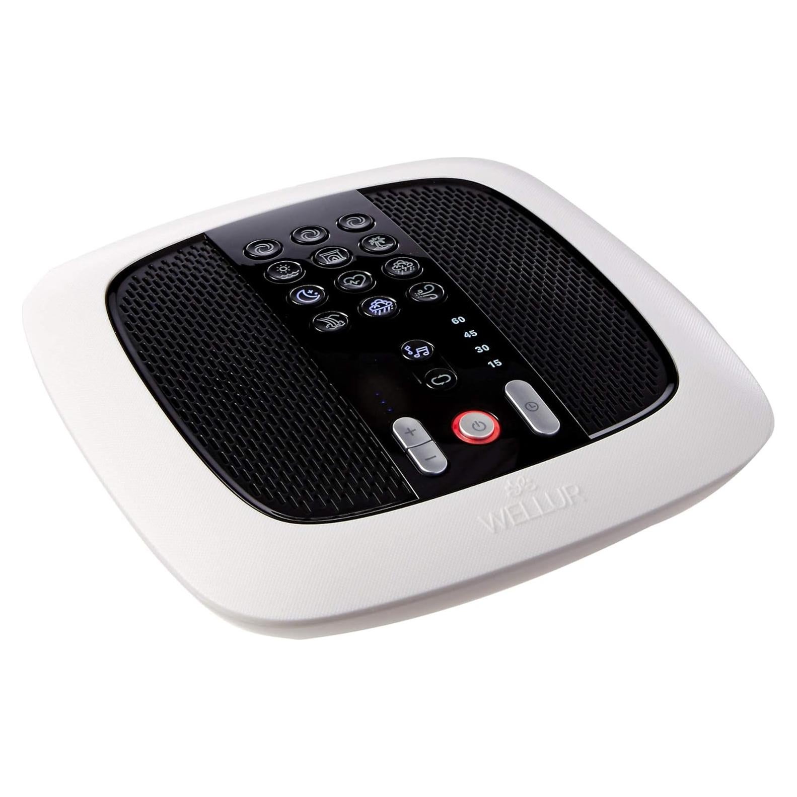 WELLUR Máquina de Sonido Estéreo Ruido Blanco y Natural