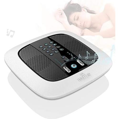 WELLUR Máquina de Sonido Estéreo Ruido Blanco y Natural