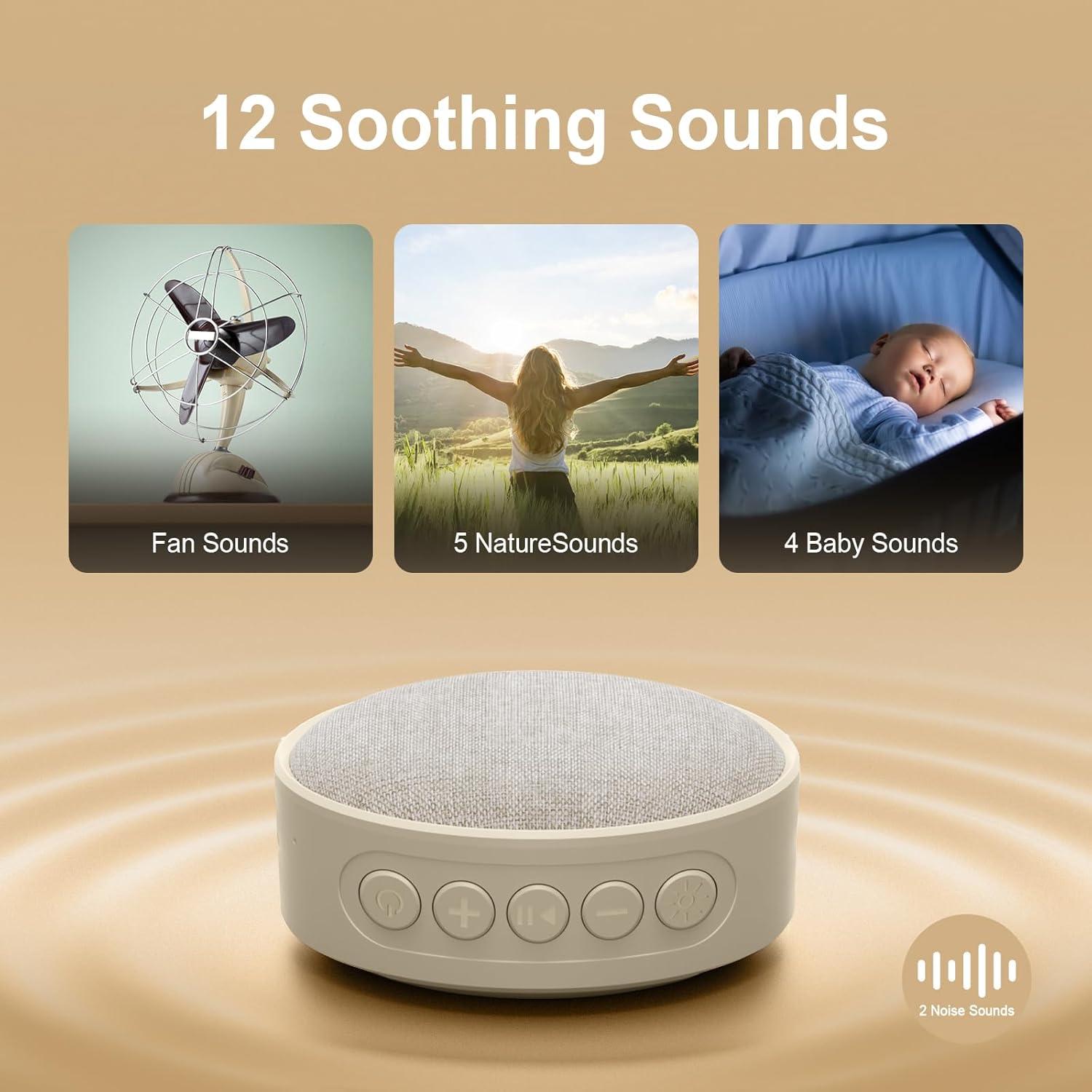 Máquina de Sonido Blanco Hotmoon Omini SE Portátil 12 Sonidos