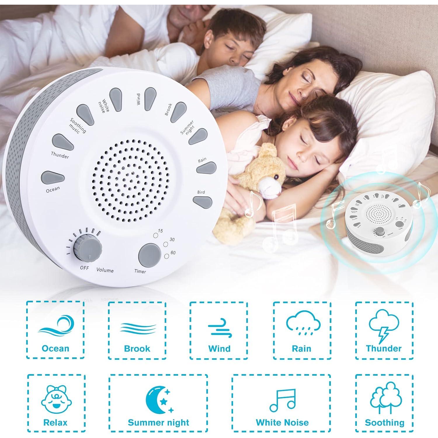 Máquina de Ruido Blanco ORANGEHOME 9 Sonidos 0.18 kg