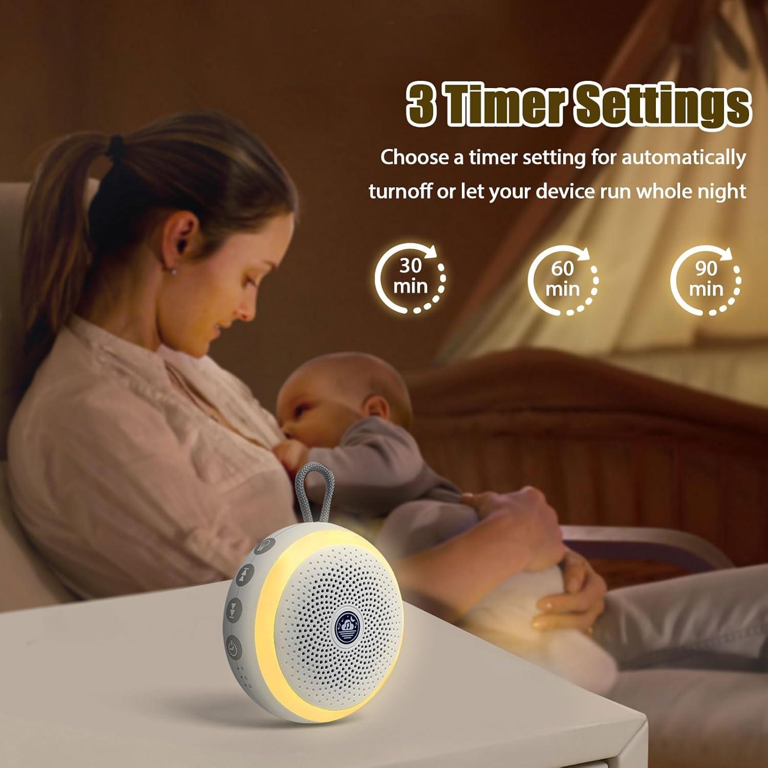 Máquina de Sonido Blanco Recargable USB Hi-FiD Azul