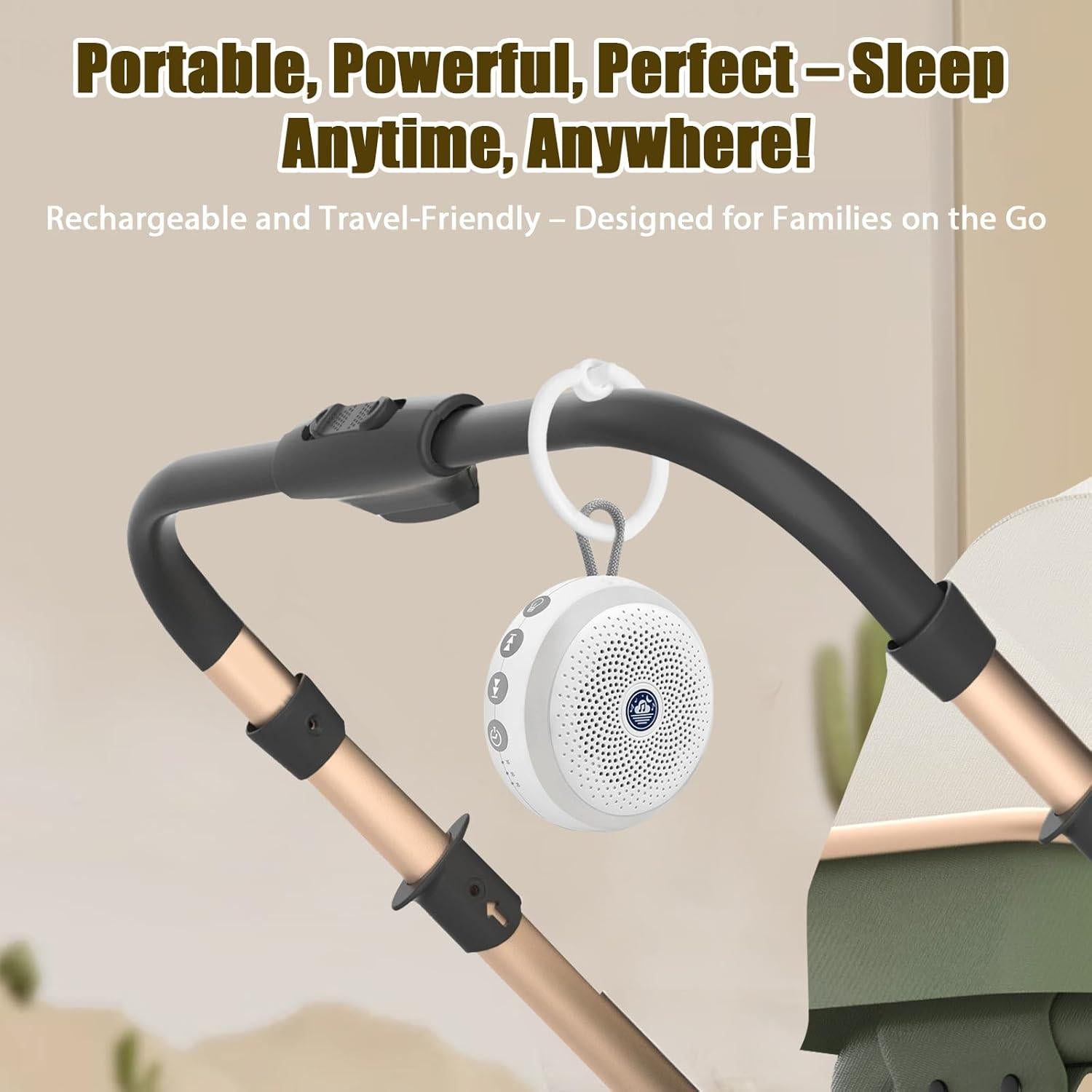 Máquina de Sonido Blanco Recargable USB Hi-FiD Azul