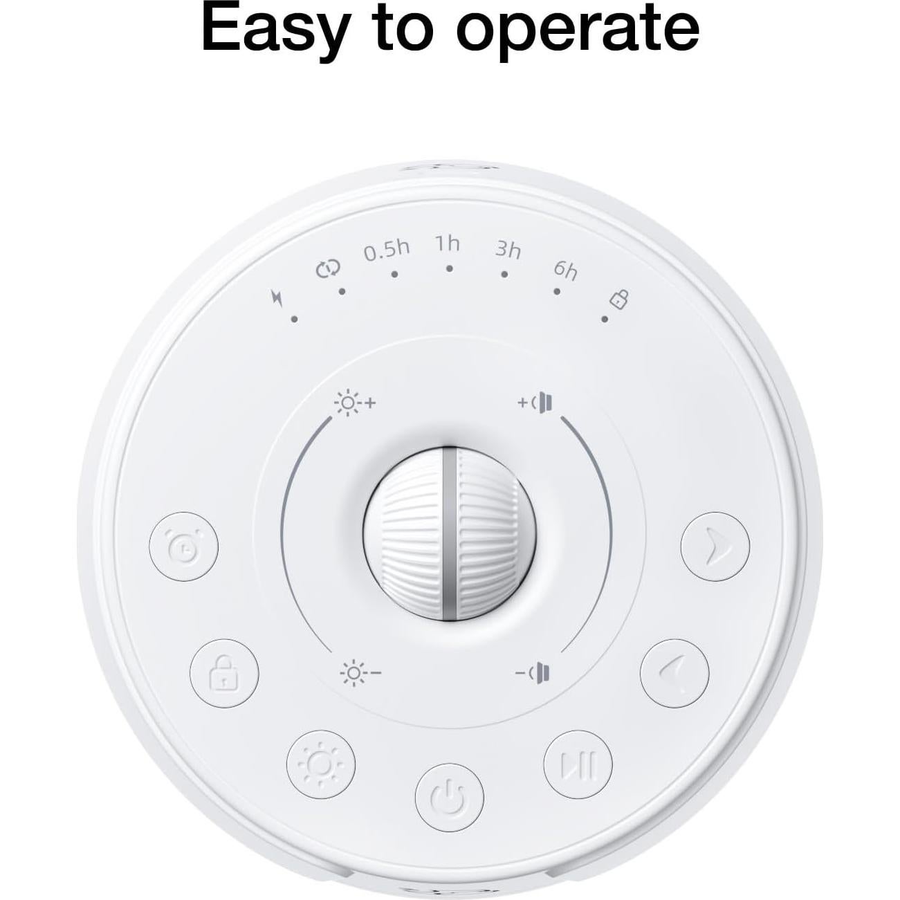 Máquina de Sonido LEICEX - Ruido Blanco 30 Sonidos Luz Nocturna