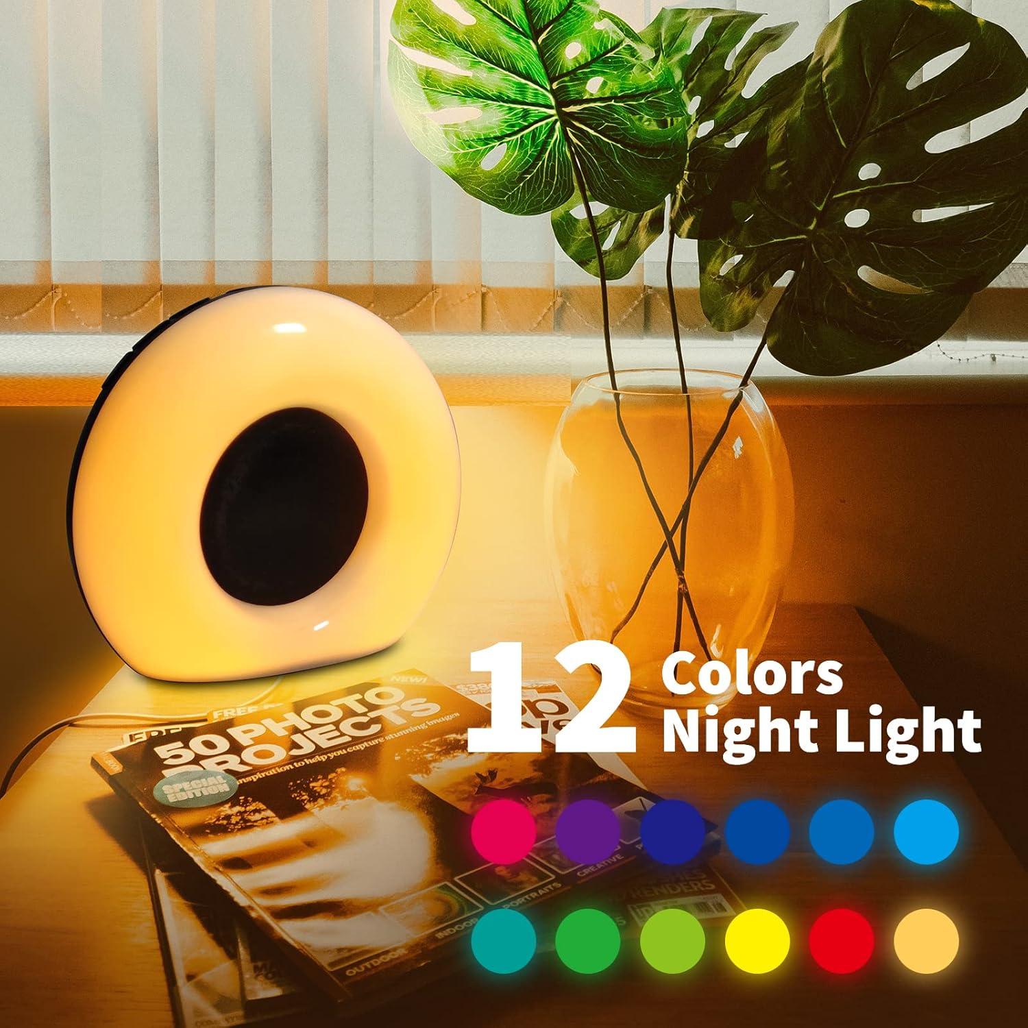 Máquina de Ruido Blanco DailyBody con 30 Sonidos y Luz Nocturna