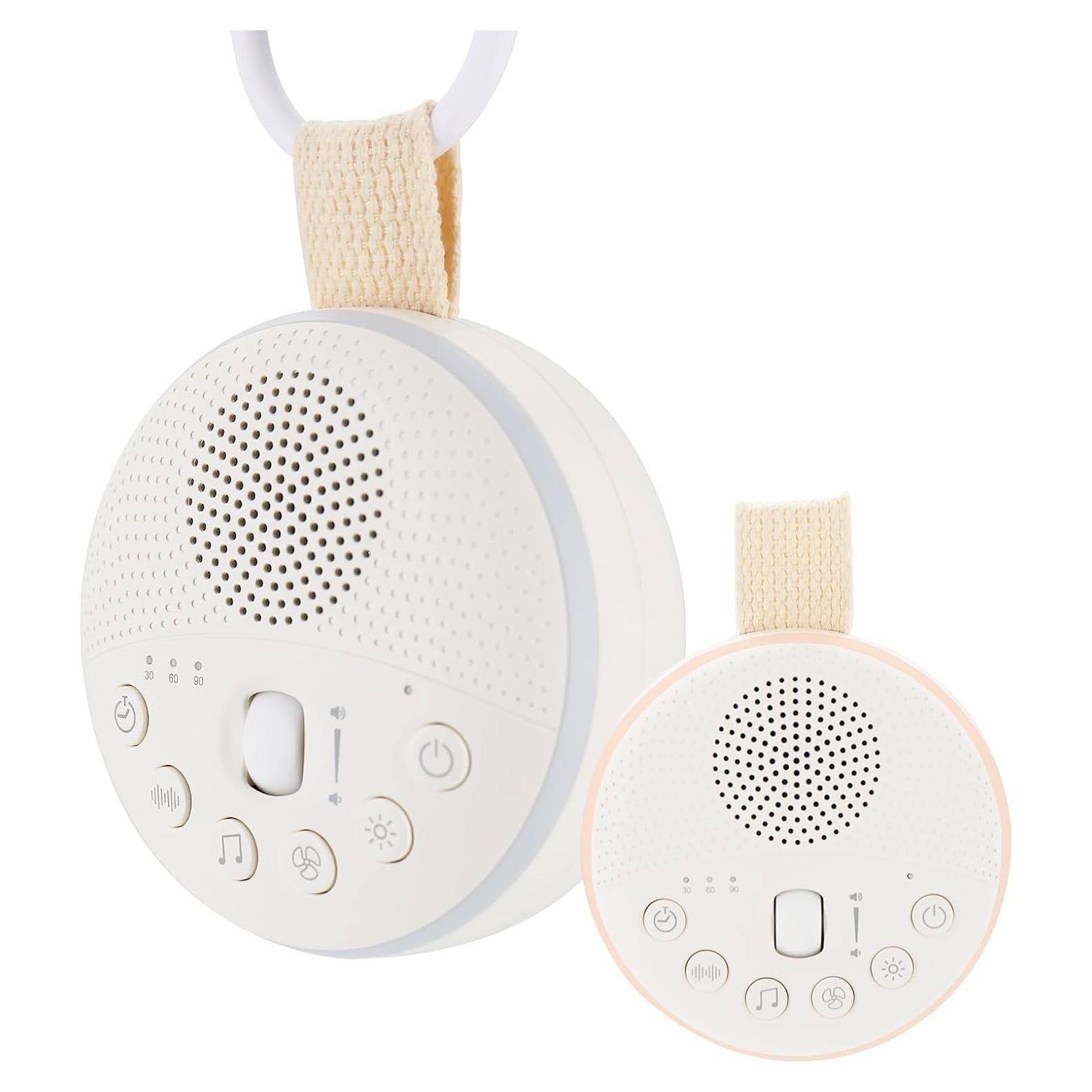 Máquina de Ruido Blanco JunVox Fu Portátil con Luz Nocturna