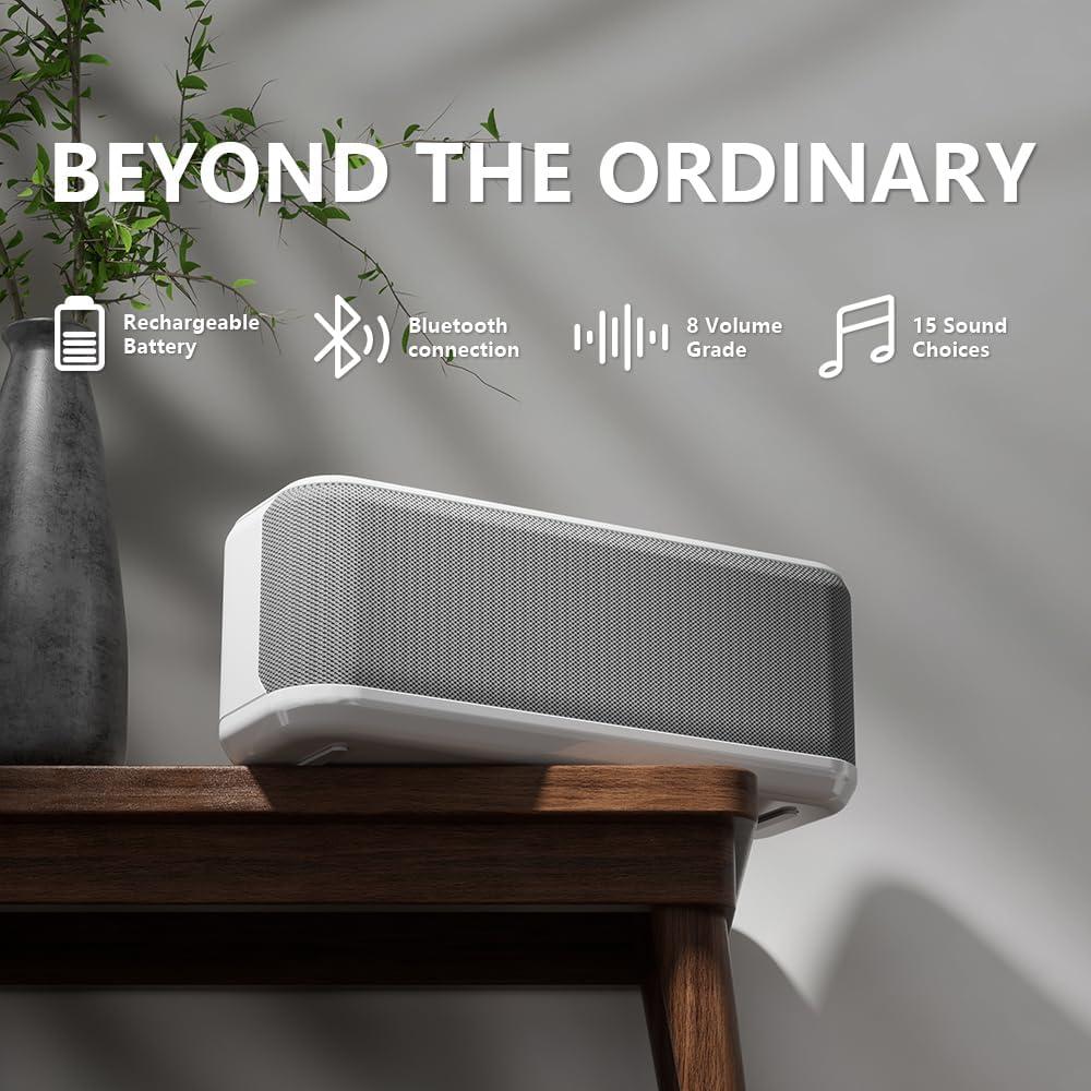 Máquina de Sonido Blanco OnLyee con Bluetooth y 15 Sonidos