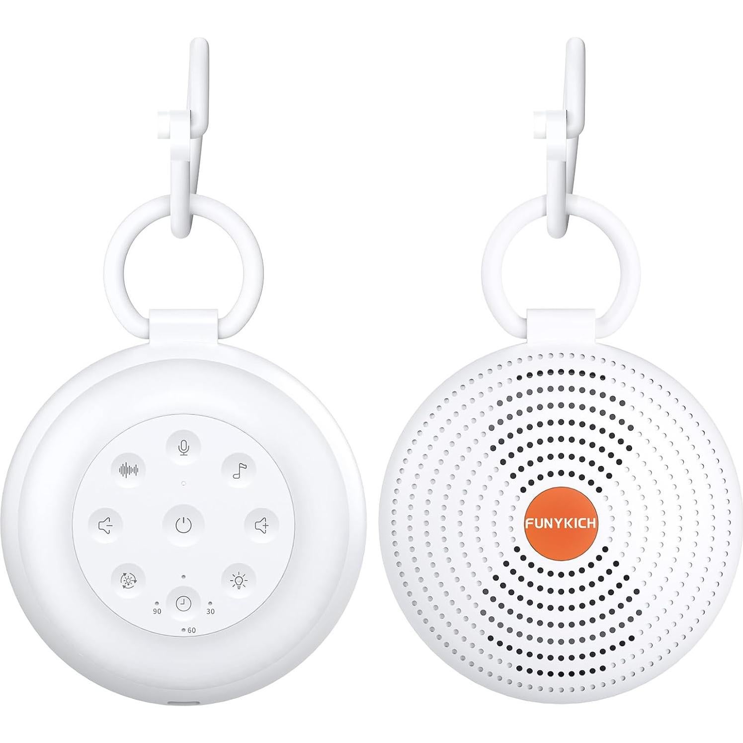 Máquina de Sonido Portátil FUNYKICH con Luz Nocturna 24 Sonidos