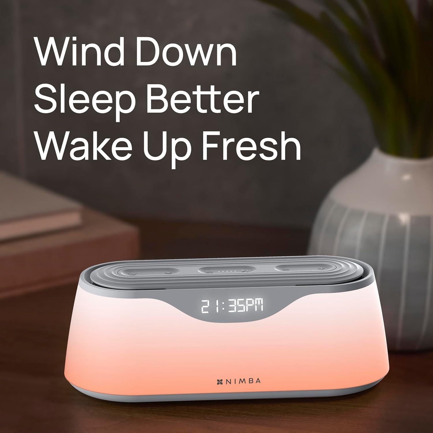 Reloj Despertador Nimba OFLO con Luz Natural y Sonidos