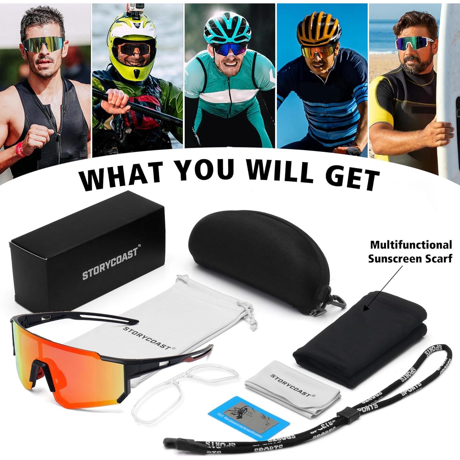 Gafas de sol STORYCOAST polarizadas UV400 para deportes