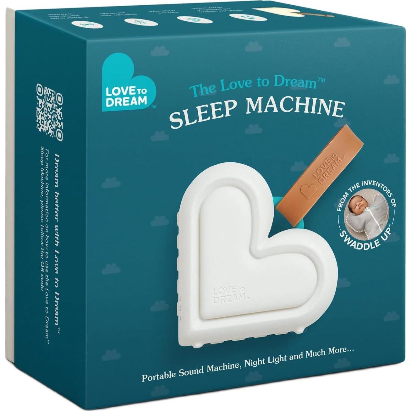 Máquina de Sueño Love to Dream con Ruido Blanco y Luz Nocturna