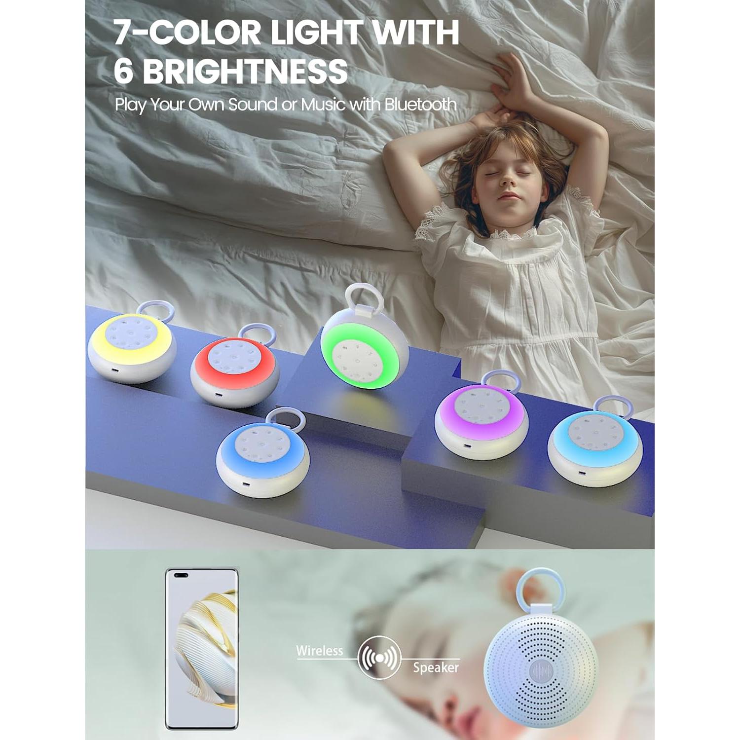 Máquina de Ruido Blanco Vaydeer SA18 con Grabación y Bluetooth