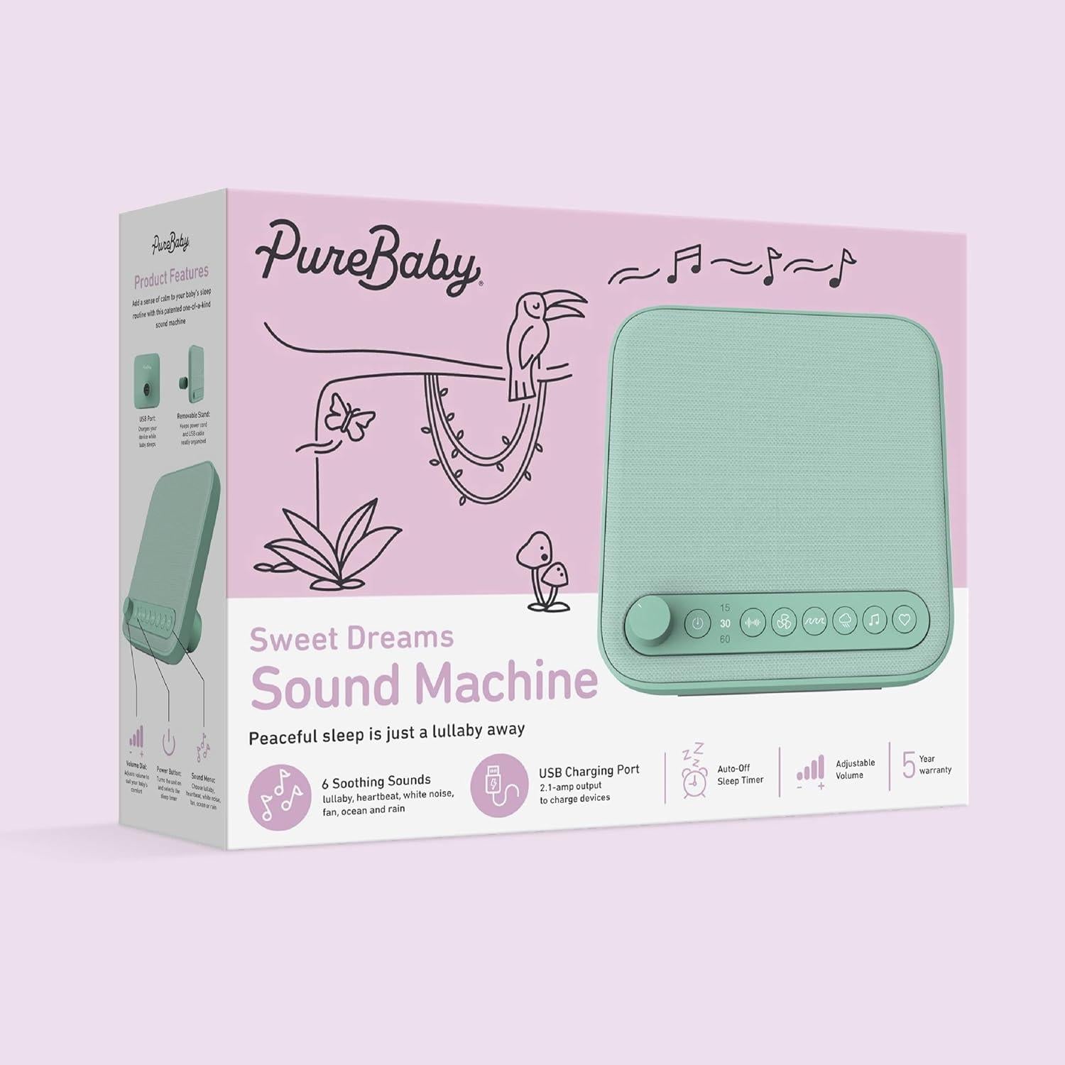 Máquina de Sonido PureBaby Pure Enrichment - 6 Sonidos