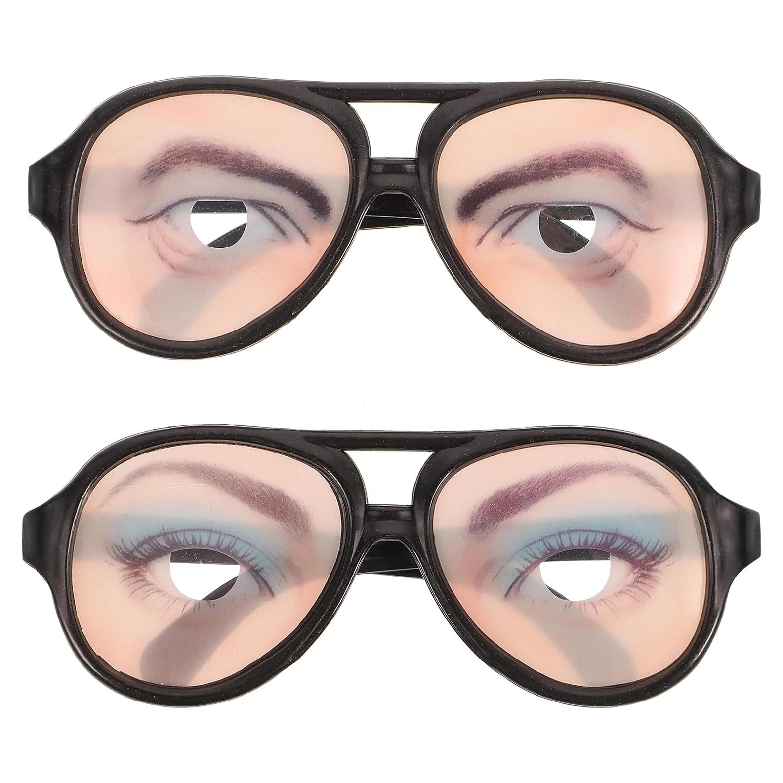 Gafas Divertidas de Halloween TINKSKY 2 Piezas Unisex