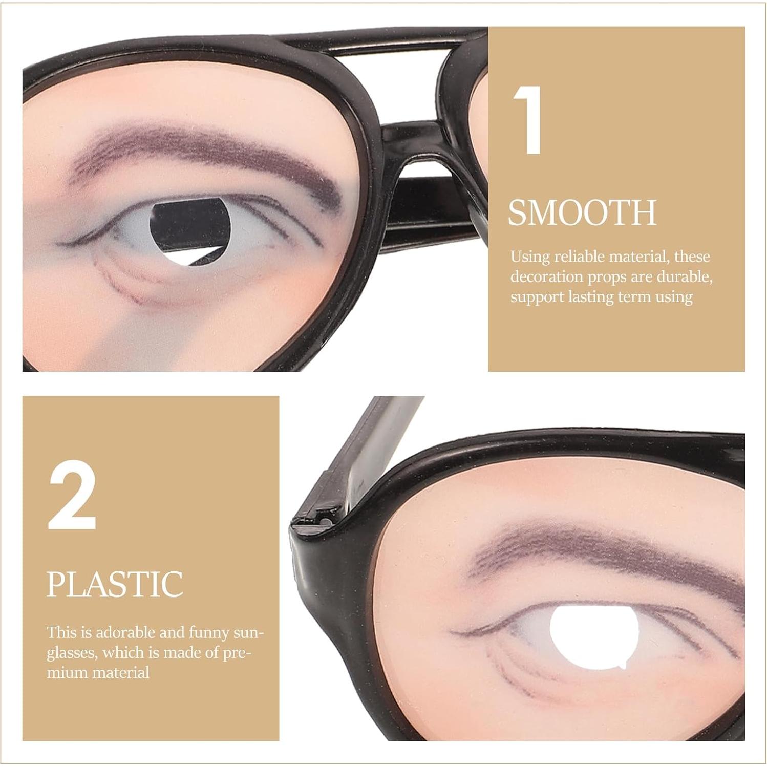 Gafas Divertidas de Halloween TINKSKY 2 Piezas Unisex