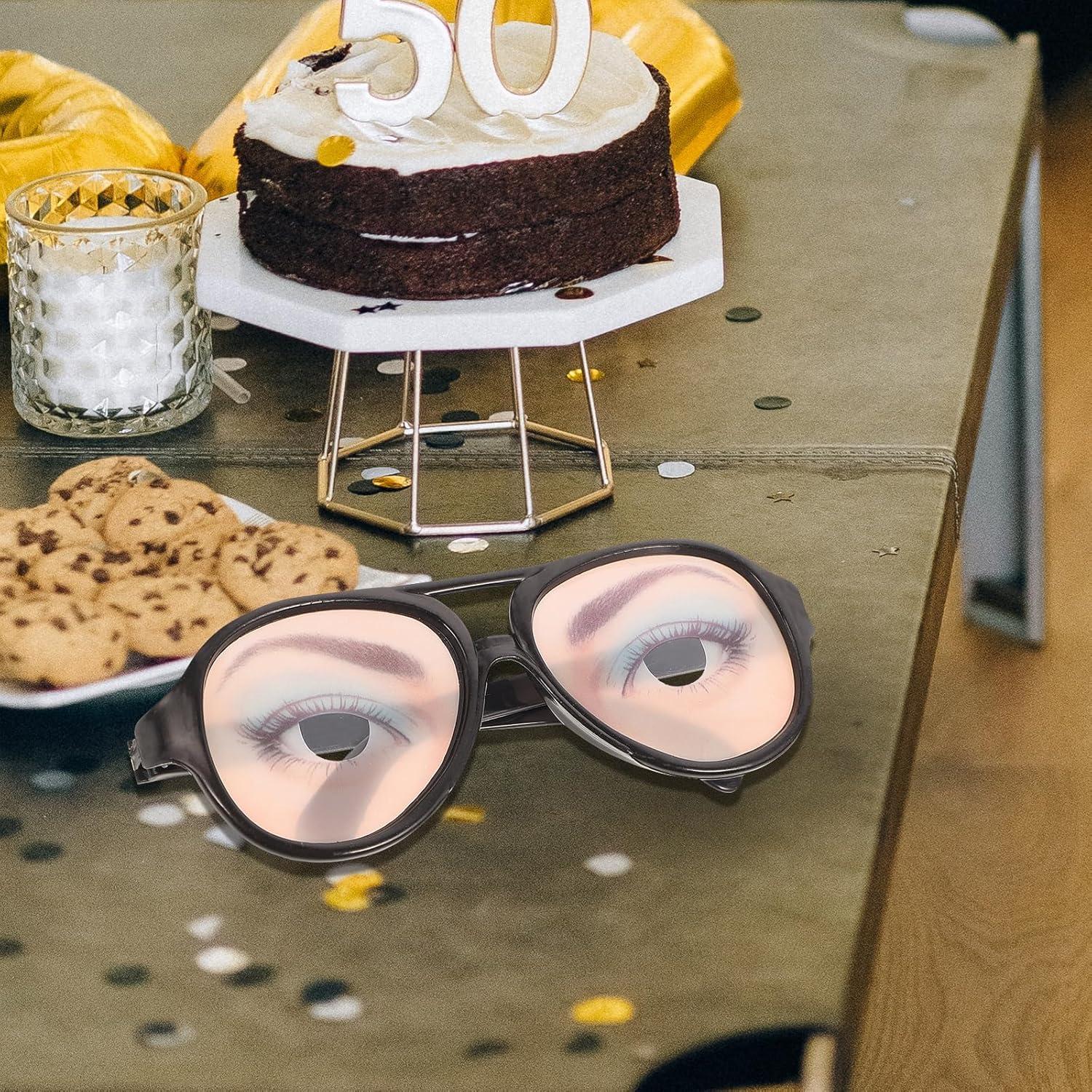 Gafas Divertidas de Halloween TINKSKY 2 Piezas Unisex