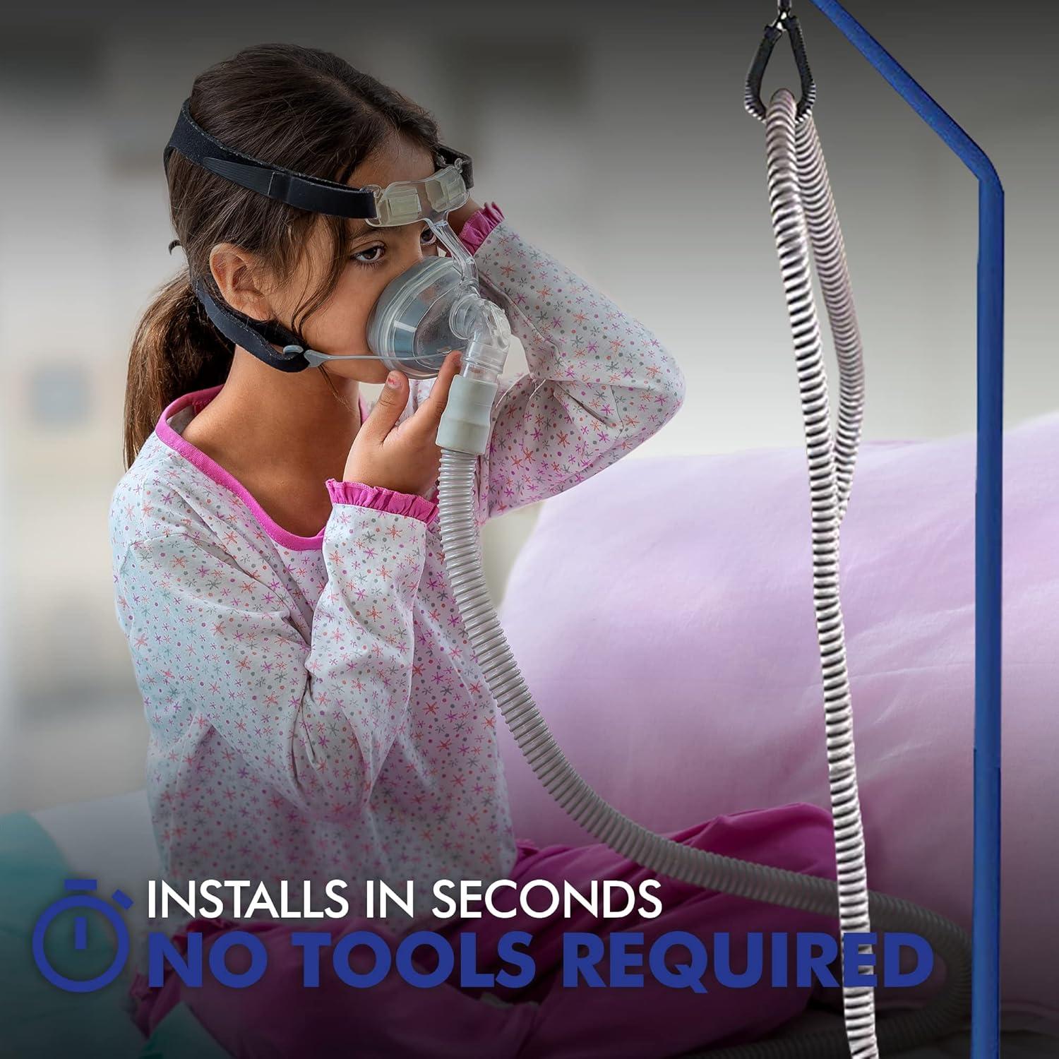 Soporte de Manguera CPAP Mars Wellness - Ajustable y Sin Enredos