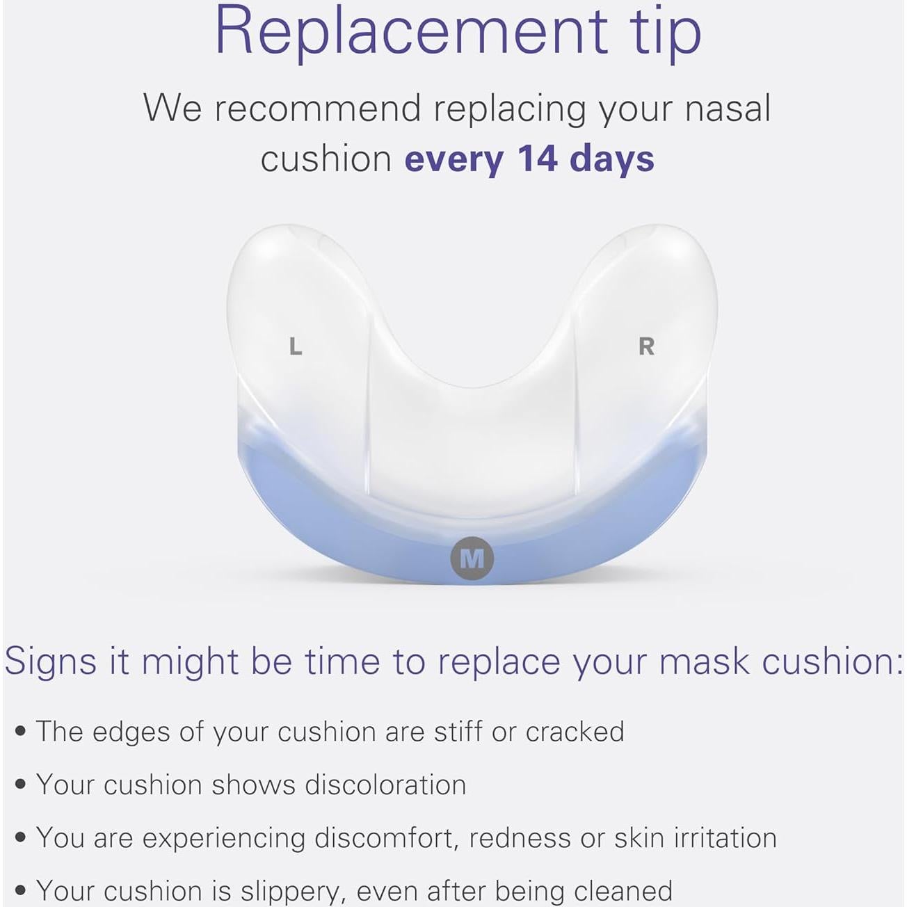 Almohadilla Nasal ResMed AirFit N30 - Silicona Suave Mediana