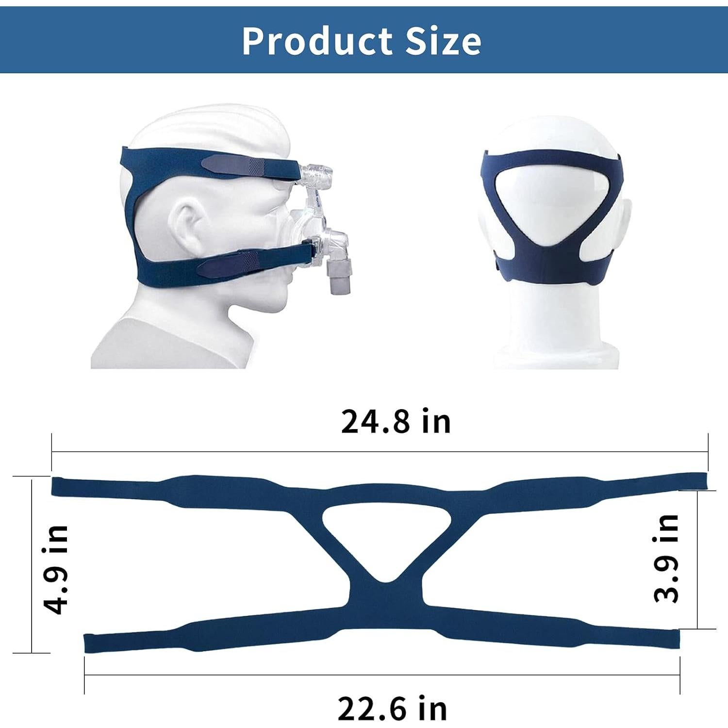 Arnés CPAP Universal COONLINE Gel Completo Azul 14.5x9.1cm