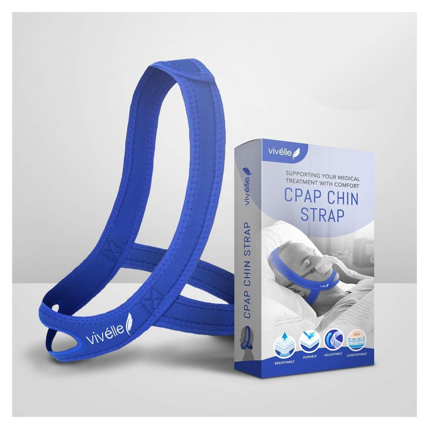 Correa para Barbilla CPAP Vivélle Ajustable Antideslizante