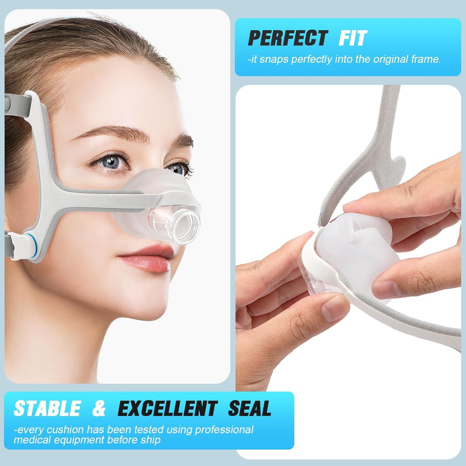 Cojín Reemplazo AirFit N20 Mediano - 2 Paquetes Silicona