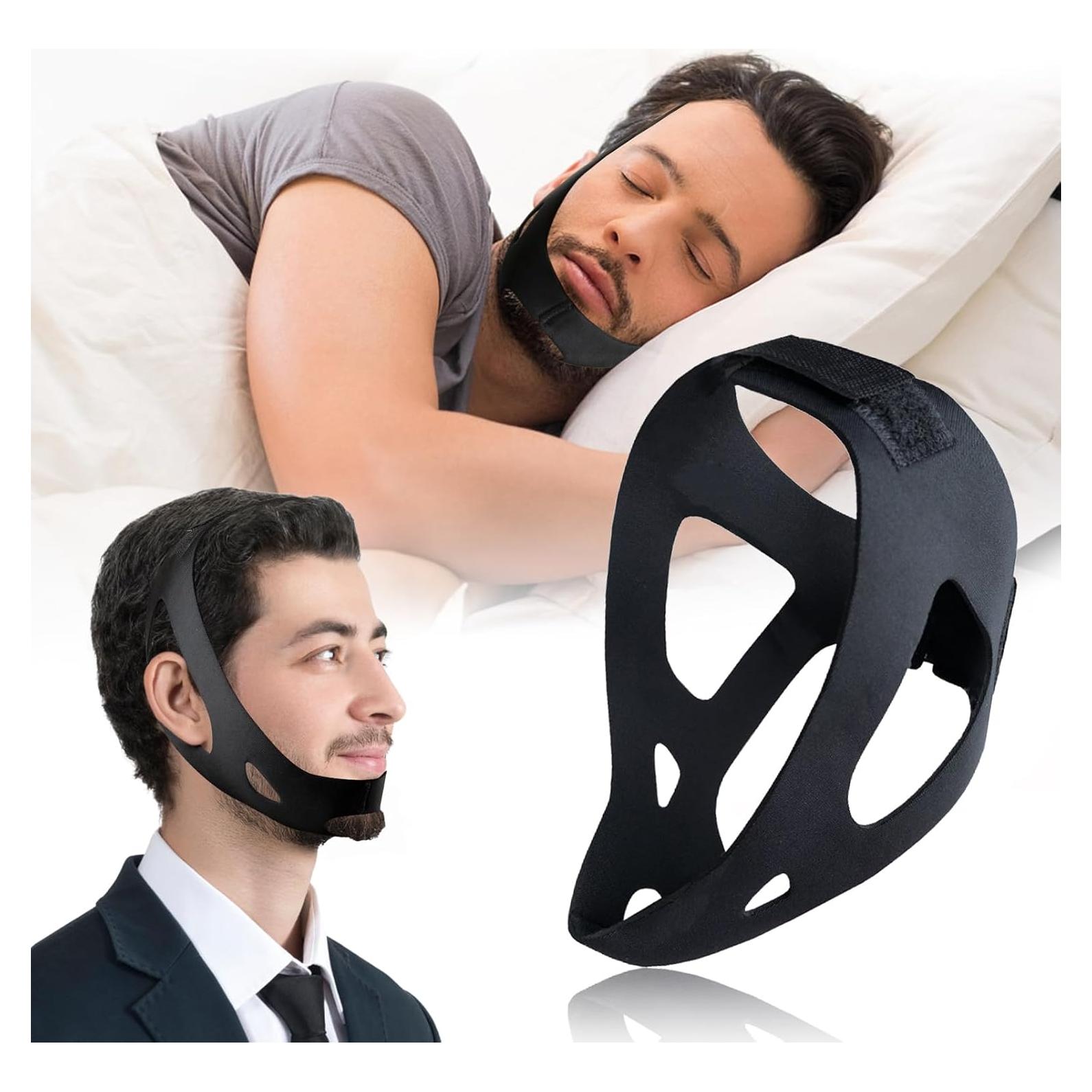 Correa para Barbilla CPAP WtyJuvenic Ajustable Anti Ronquidos