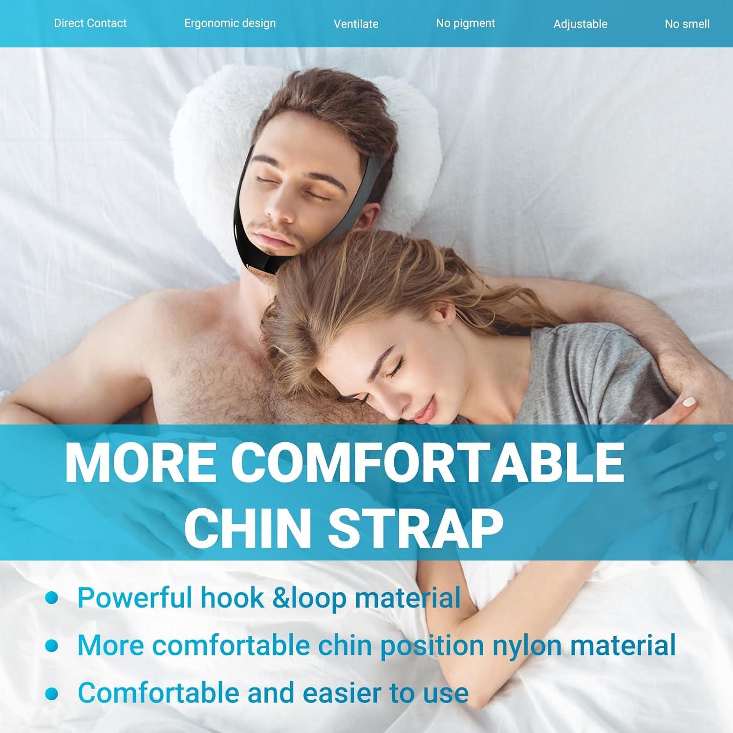 Correa para Barbilla CPAP WtyJuvenic Ajustable Anti Ronquidos