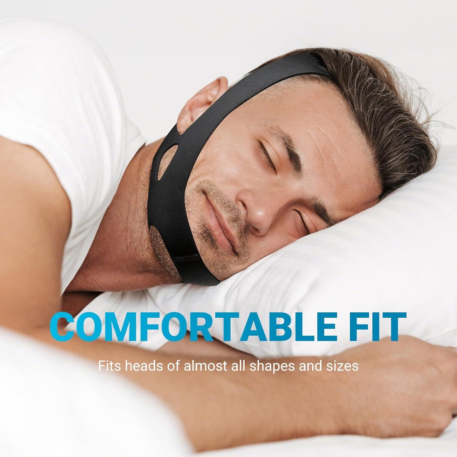 Correa para Barbilla CPAP WtyJuvenic Ajustable Anti Ronquidos