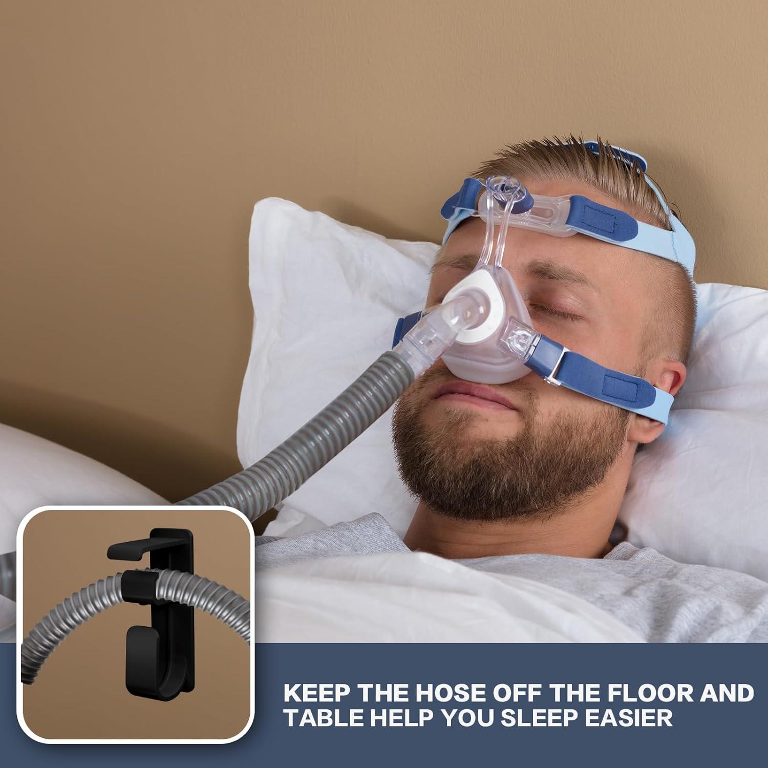 Soporte para Manguera CPAP Akiopey Antideslizante Negro