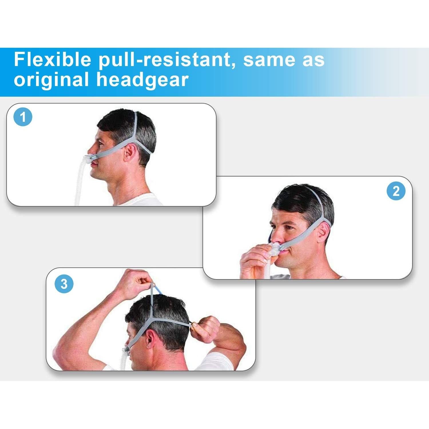 Cabezal de Reemplazo Wiscky P10 con 3 Correas Elásticas y Clips