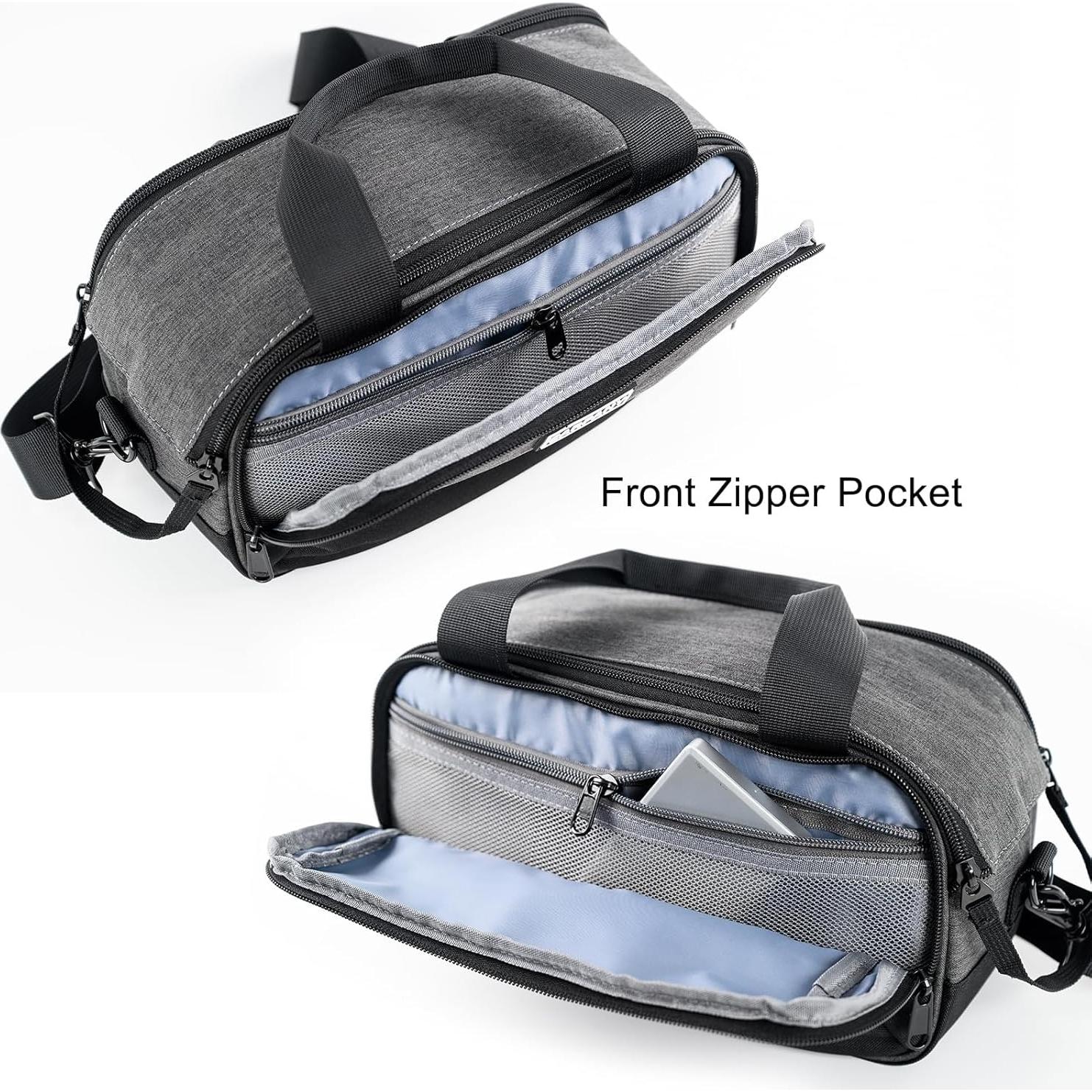 CPAP Bag For Travel Compatible With Resmed Airmini,Portable CPAP Machine And Accessories Case,Carry Organizer With Luggage Strip