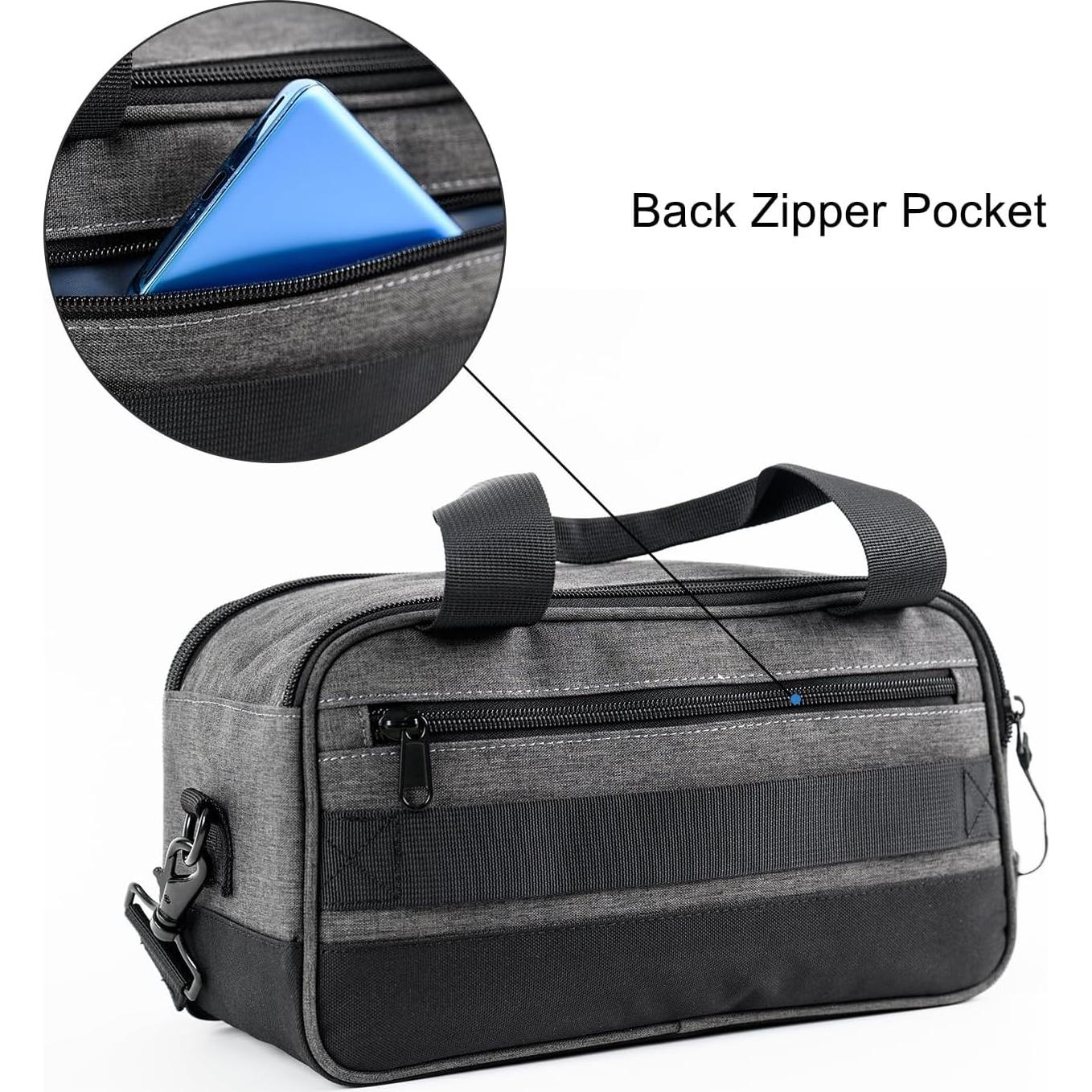 CPAP Bag For Travel Compatible With Resmed Airmini,Portable CPAP Machine And Accessories Case,Carry Organizer With Luggage Strip