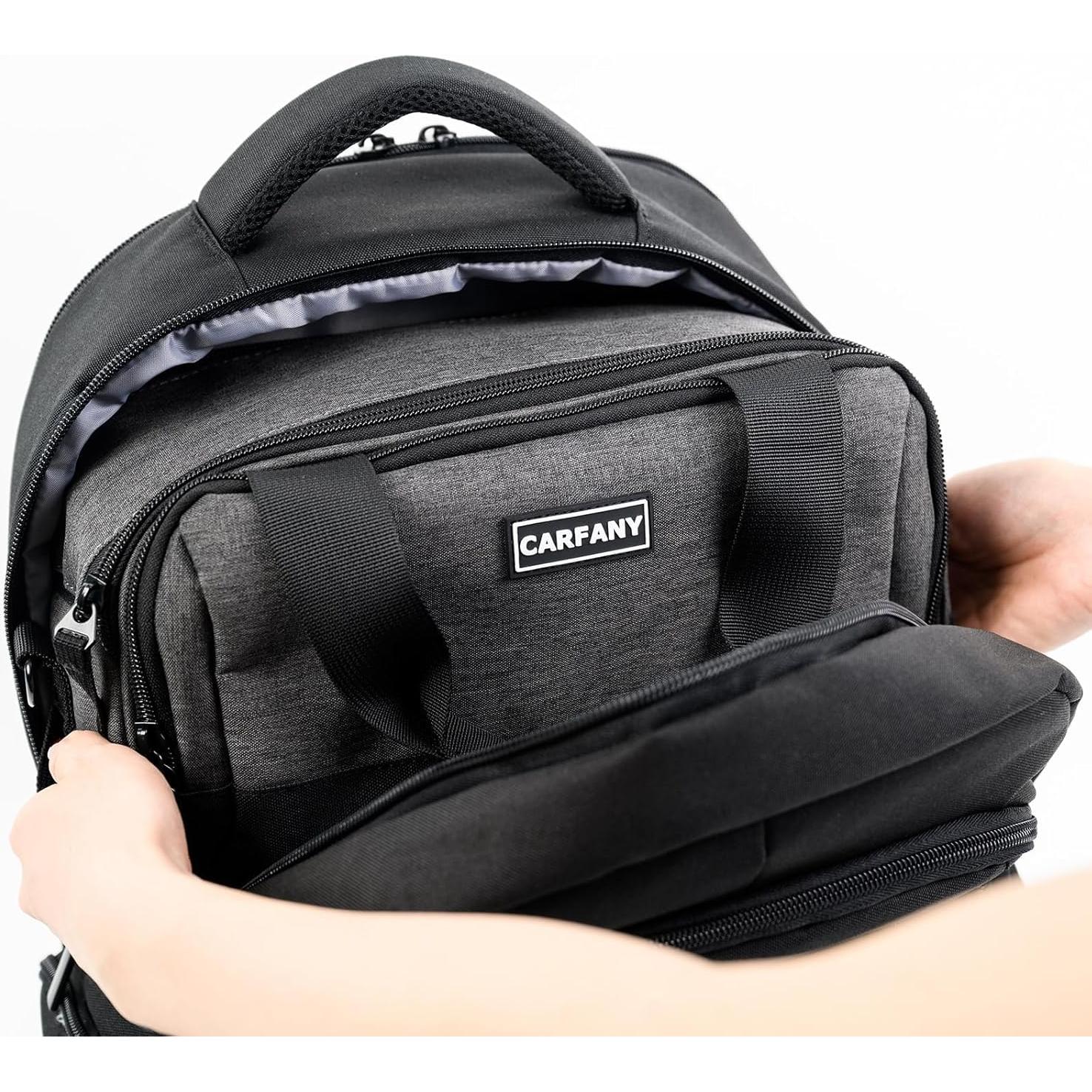 CPAP Bag For Travel Compatible With Resmed Airmini,Portable CPAP Machine And Accessories Case,Carry Organizer With Luggage Strip