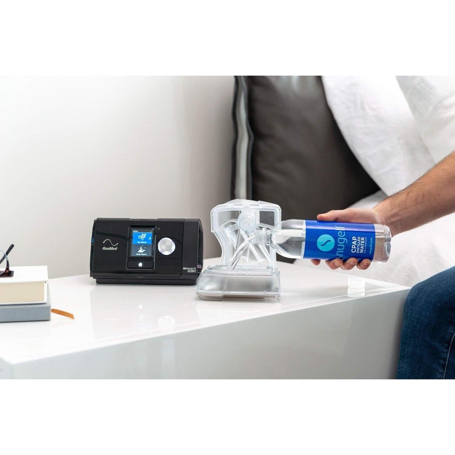 Agua Destilada Snugell para CPAP - Paquete de 12 Botellas 500ml