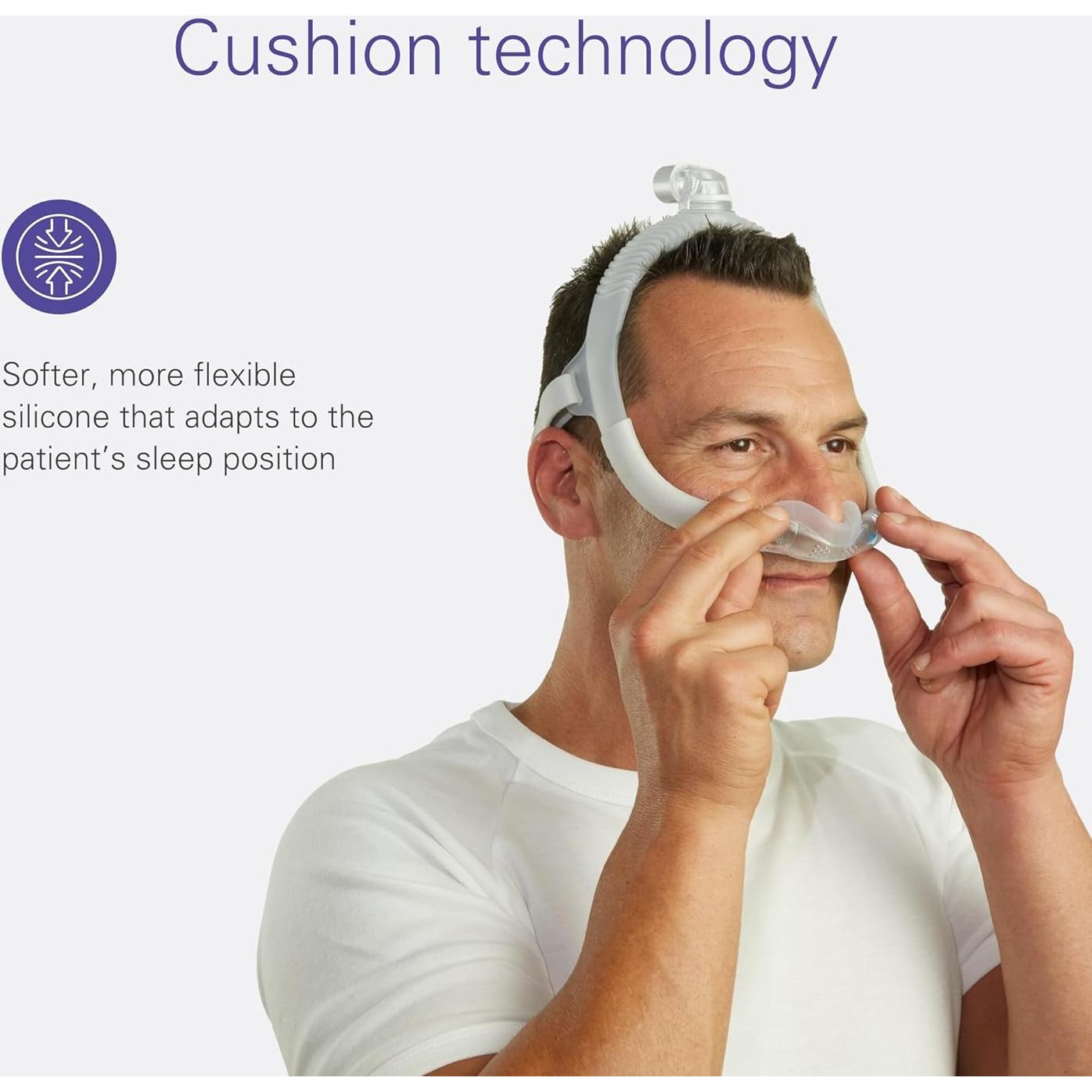 Almohadilla Nasal CPAP ResMed AirFit N30i Mediana Silicona