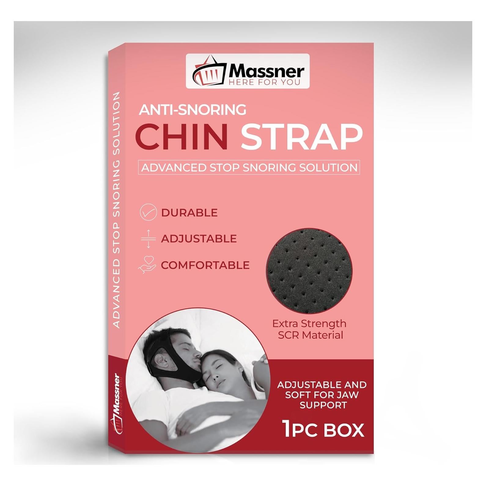 Correa para Barbilla Antironquidos Massner Ajustable Transpirable